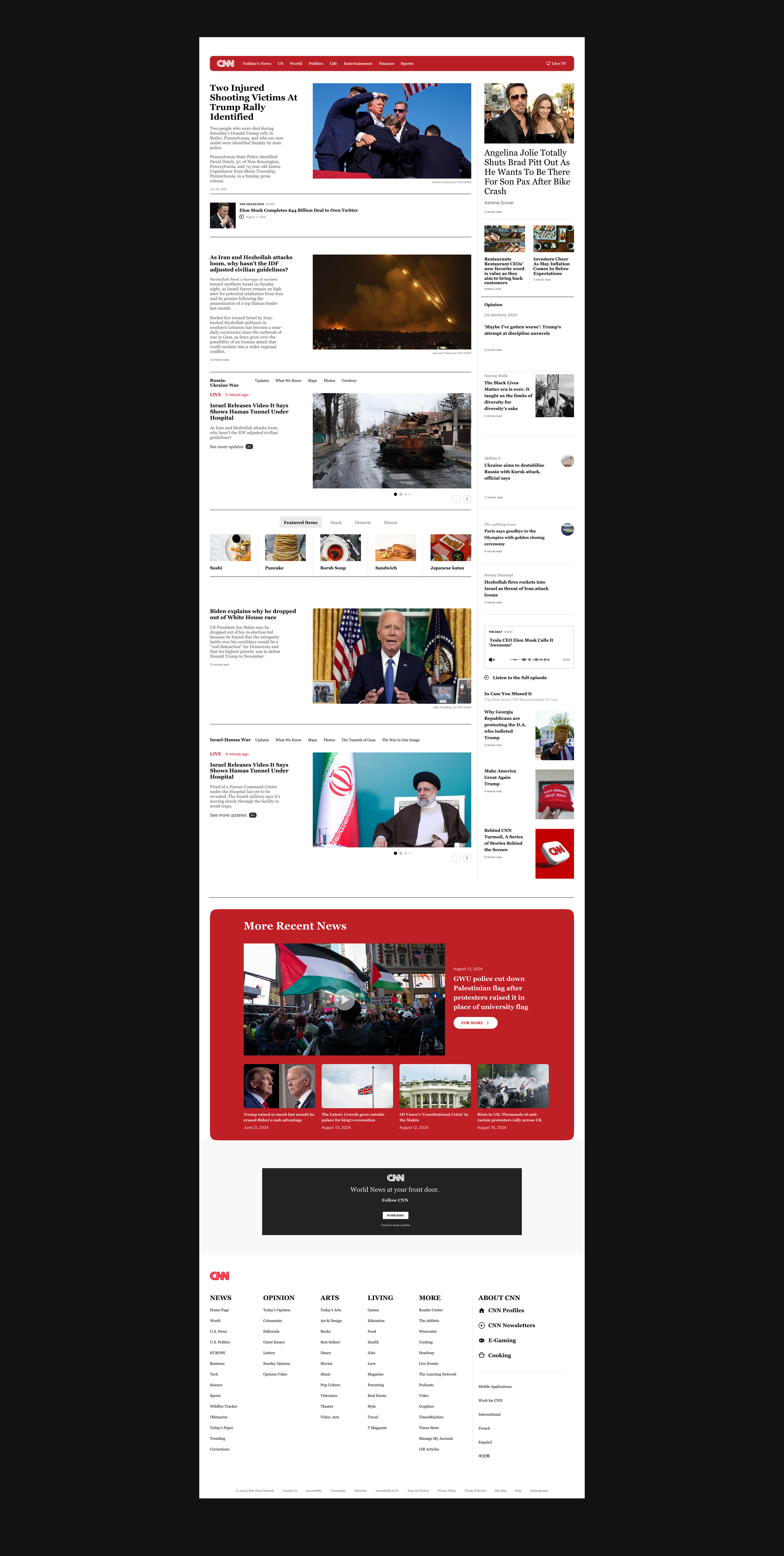 CNN REDESIGN — Изображение №4 — Интерфейсы, Анимация на Dprofile