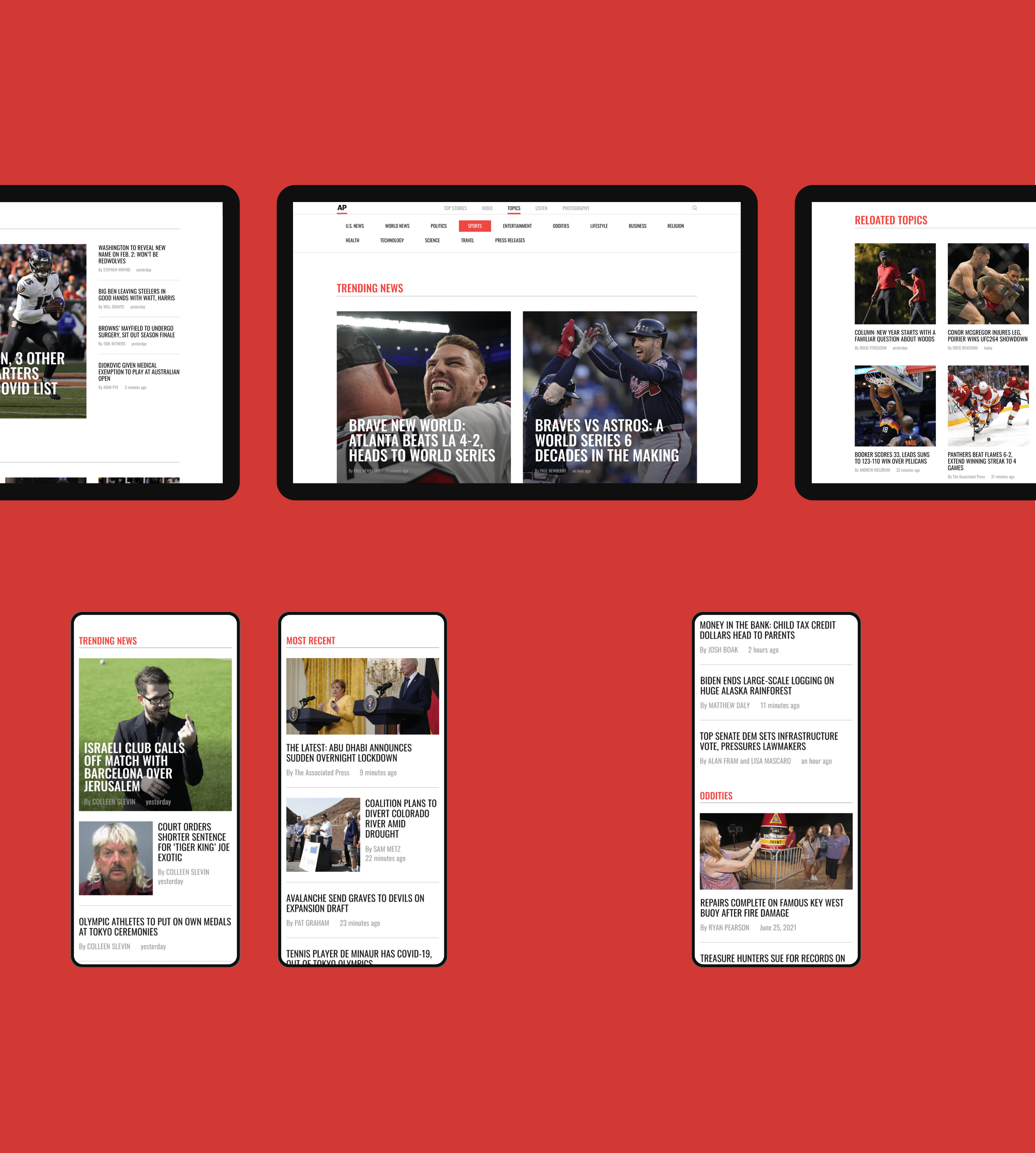 Associated Press — News website redesign — Изображение №6 — Интерфейсы на Dprofile
