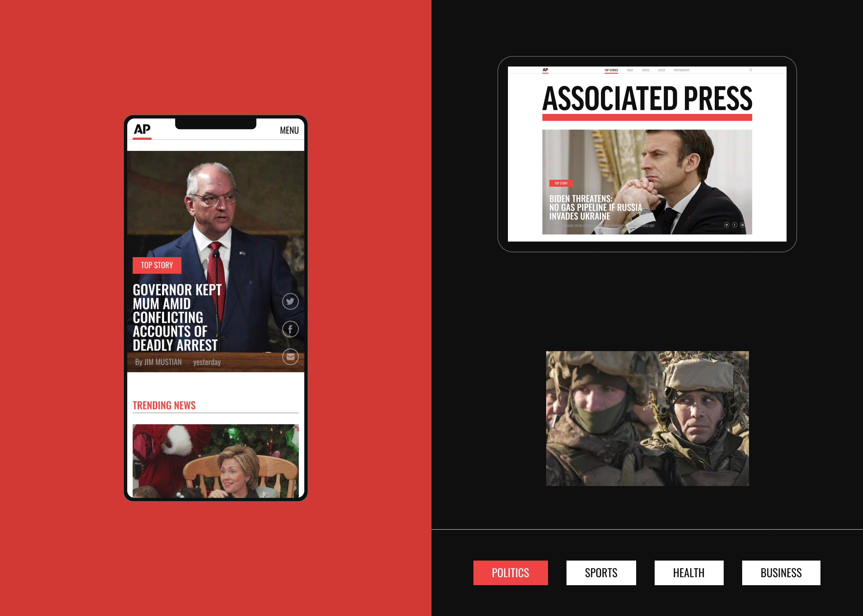 Associated Press — News website redesign — Изображение №3 — Интерфейсы на Dprofile