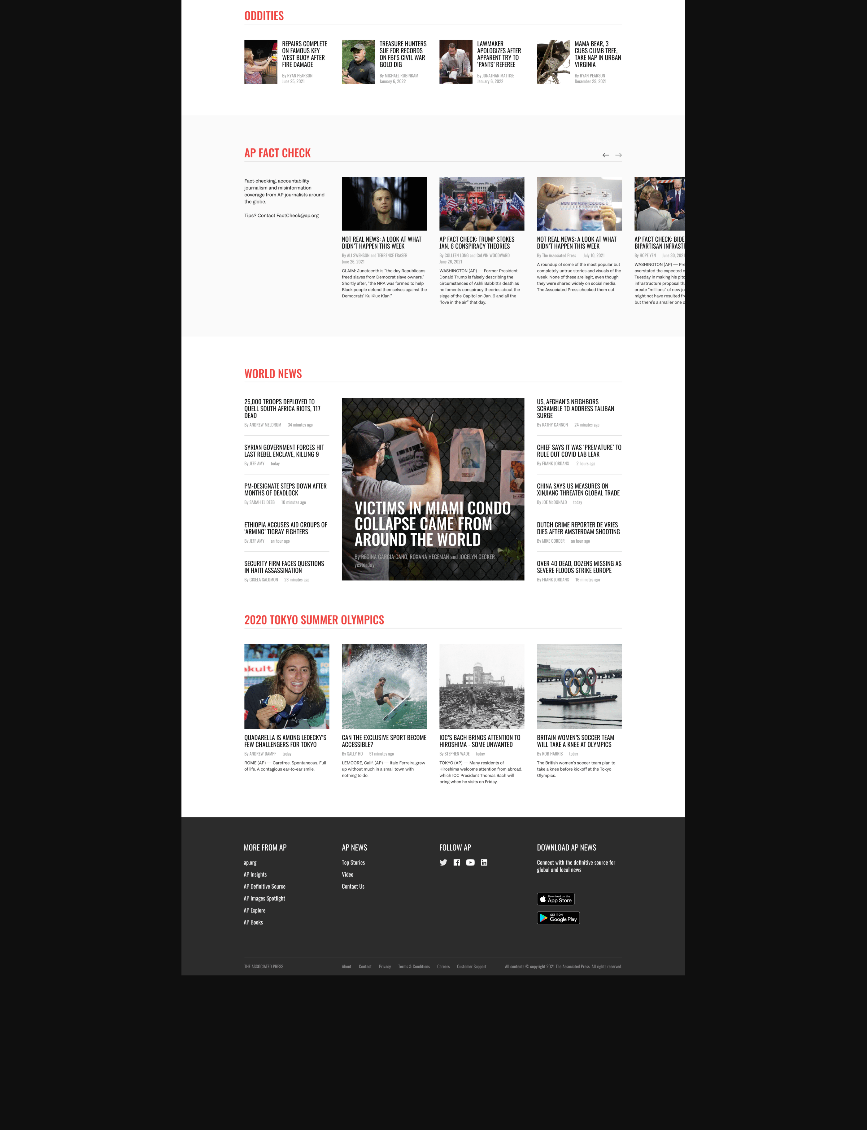 Associated Press — News website redesign — Изображение №5 — Интерфейсы на Dprofile