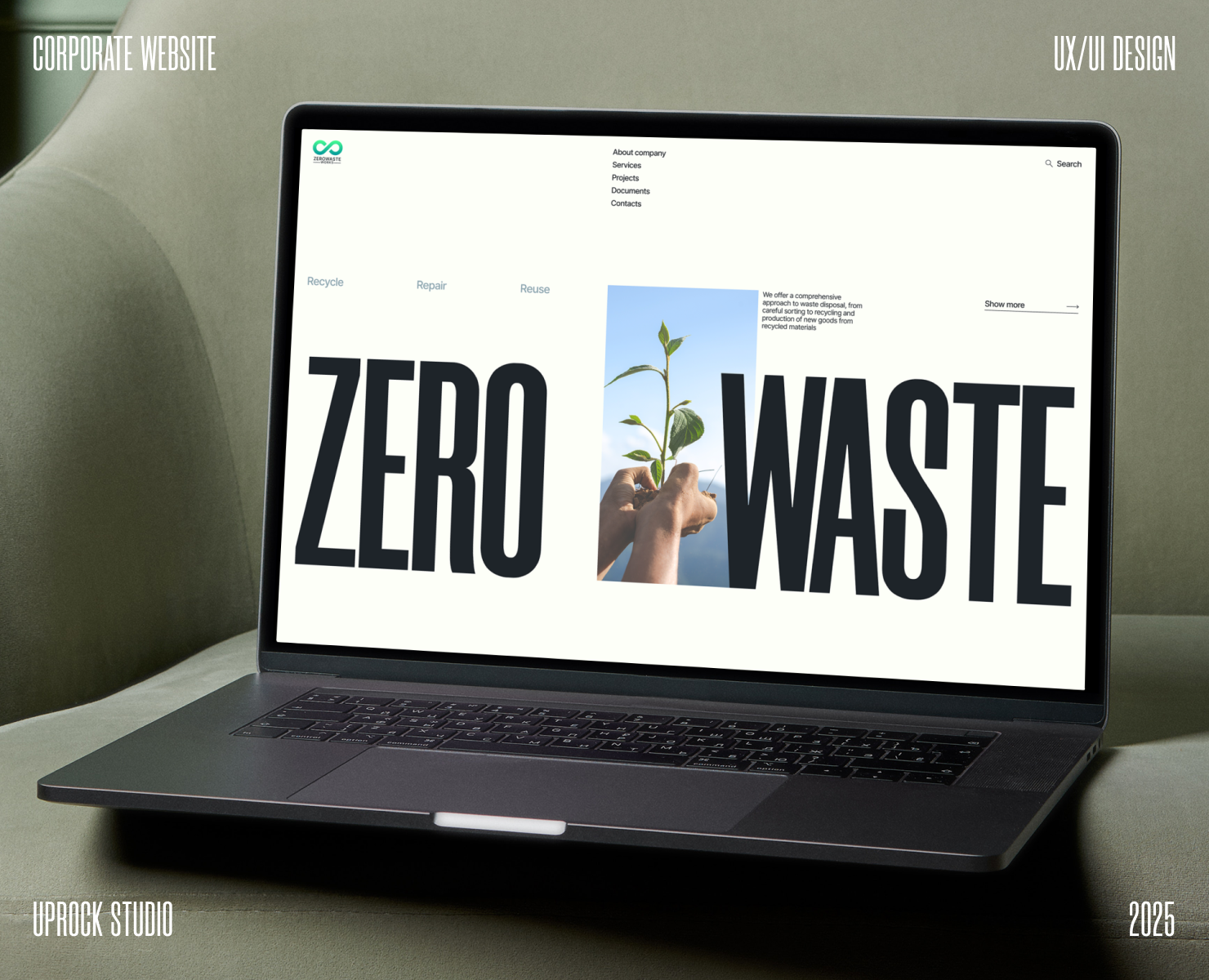 Zero Waste Works I Корпоративный сайт — Интерфейсы на Dprofile