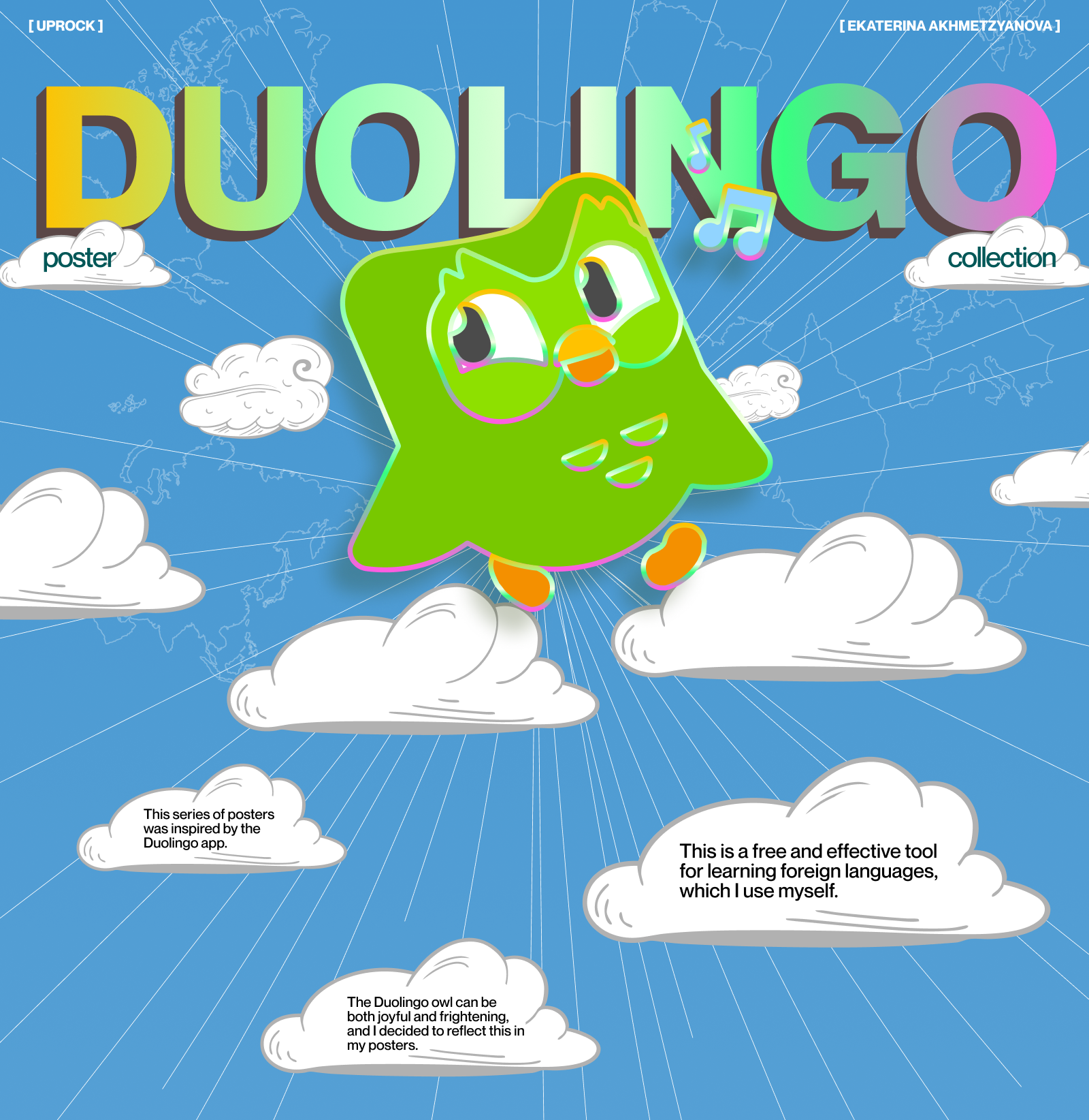Poster Collection Duolingo — Изображение №1 — Иллюстрация, Графика на Dprofile