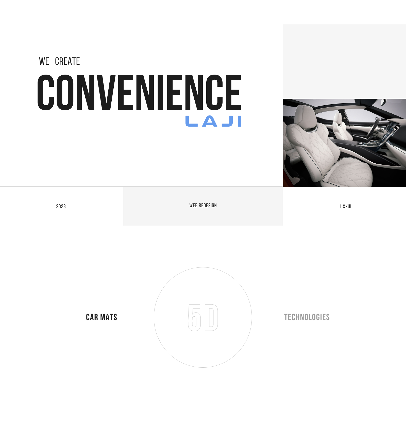 Web redesign LAJI 5D — Изображение №1 — Интерфейсы, Анимация на Dprofile