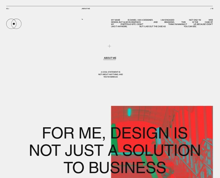 Portfolio website — DS® на Dprofile