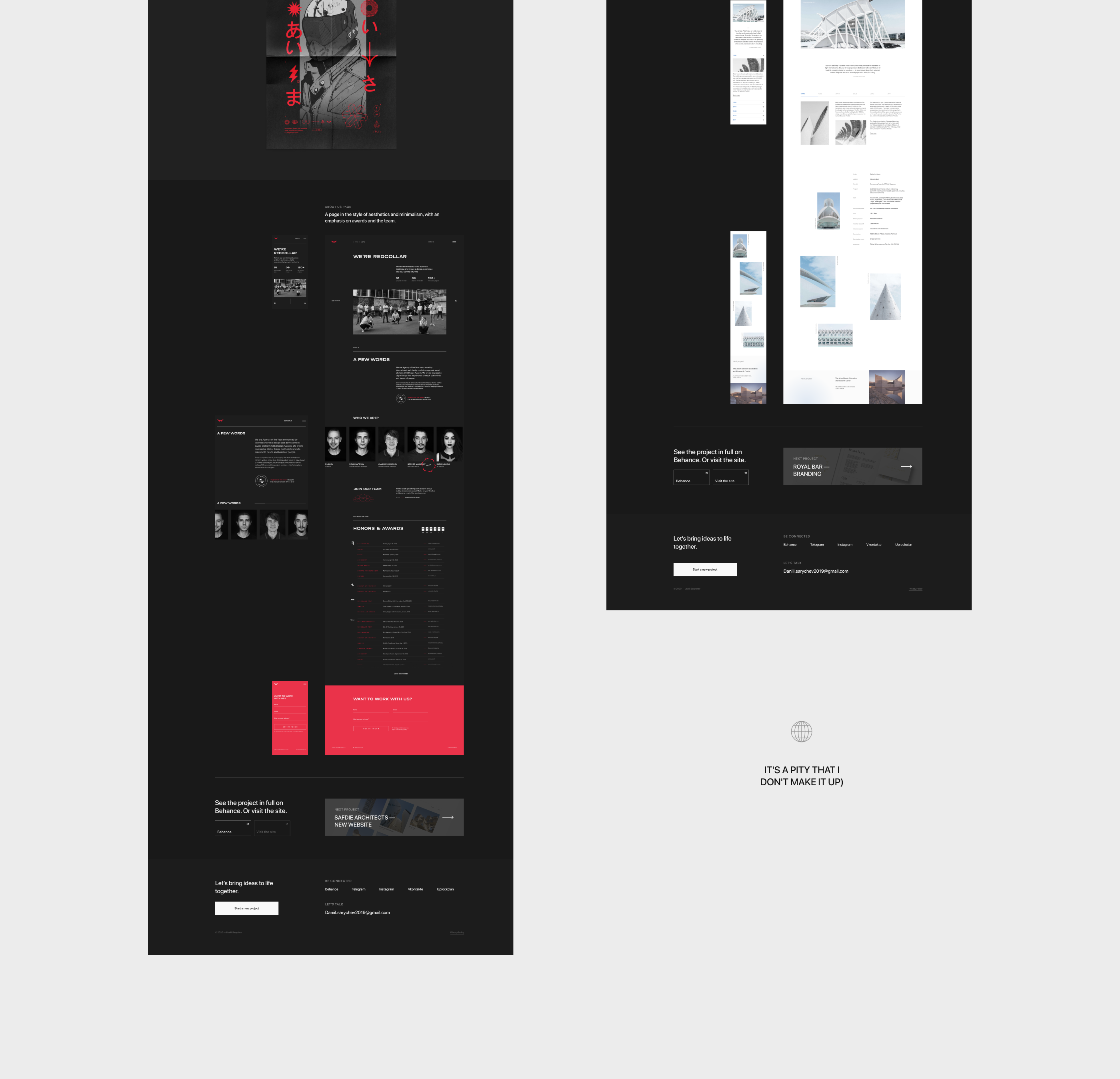Portfolio website — DS® — Изображение №11 — Интерфейсы на Dprofile