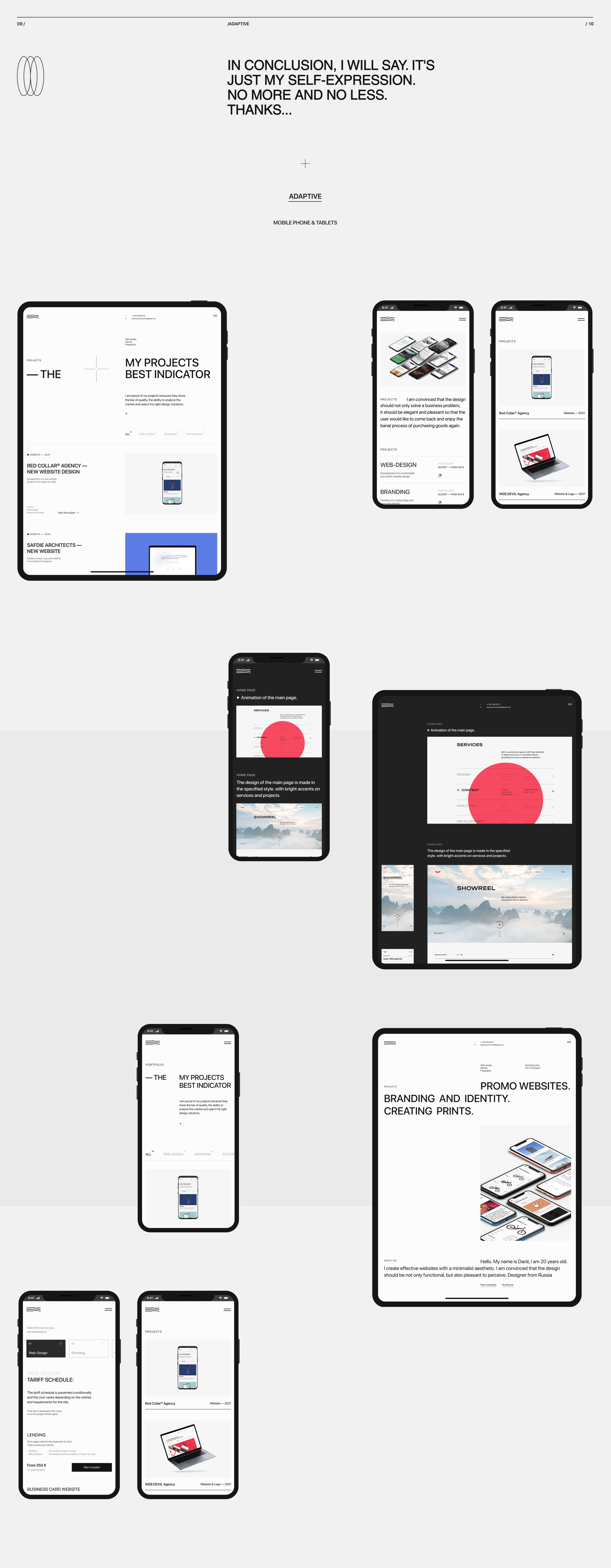 Portfolio website — DS® — Изображение №14 — Интерфейсы на Dprofile