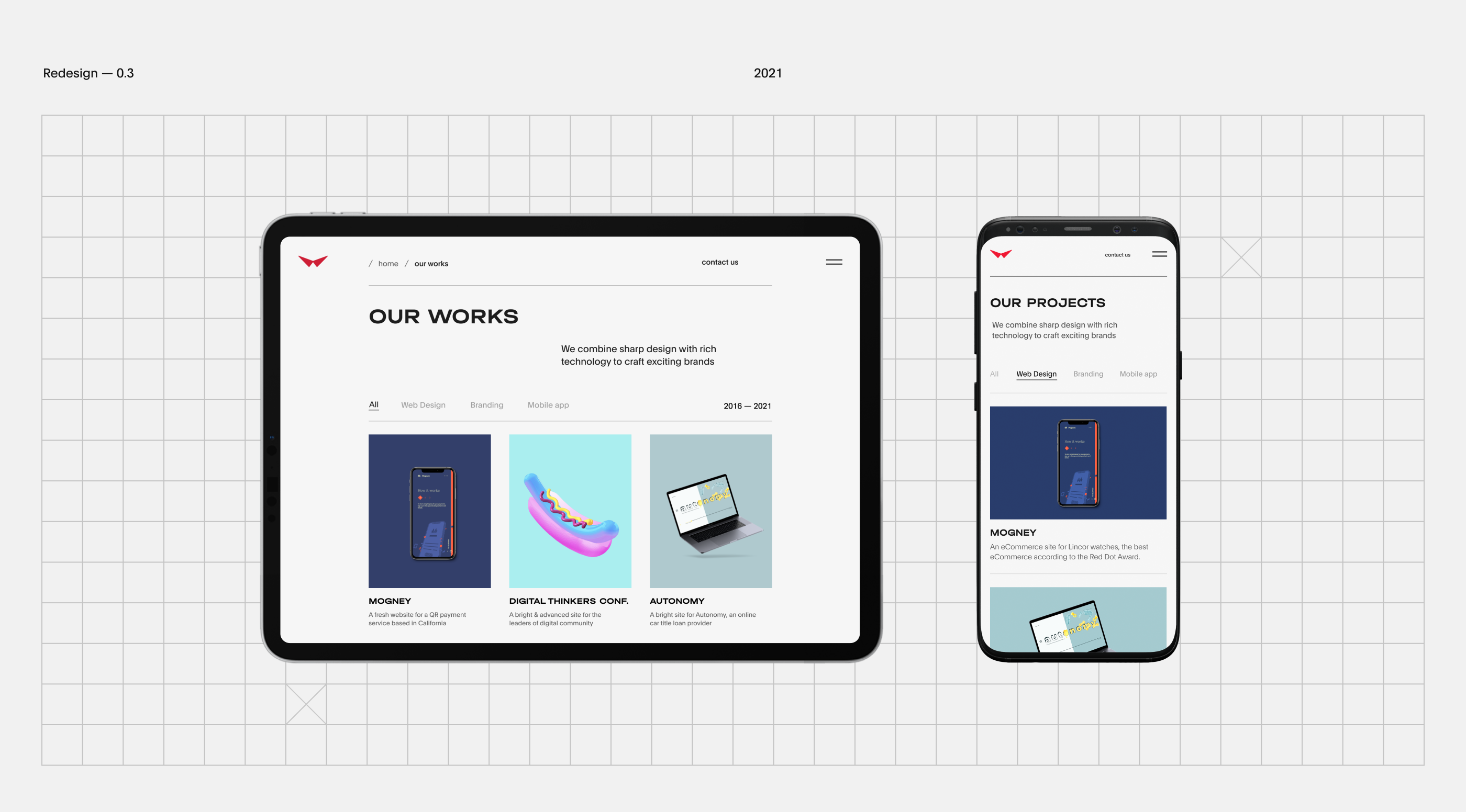 Red Collar® Agency - New website design — Изображение №3 — Интерфейсы, Брендинг на Dprofile