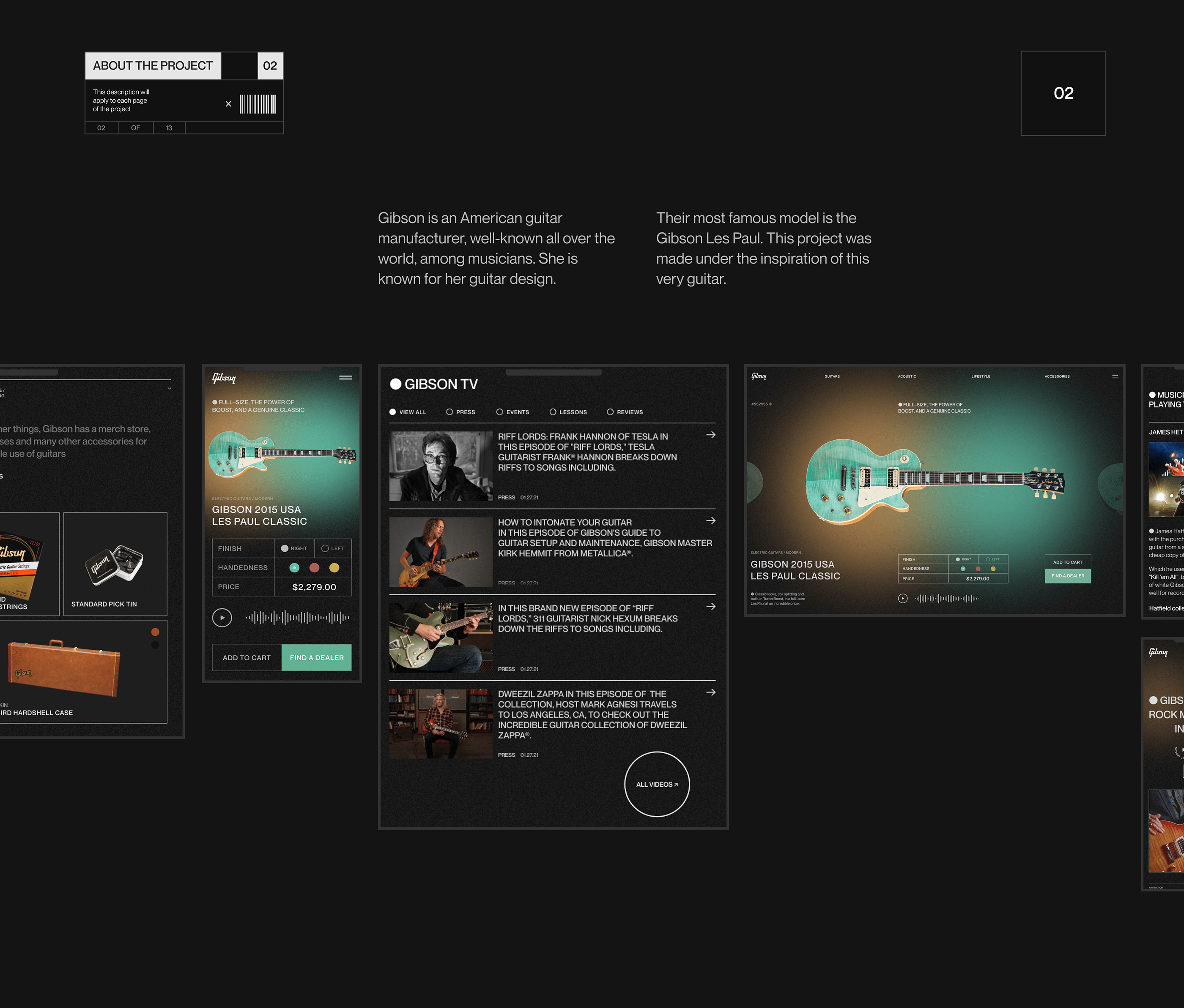 Gibson — ux/ui concept — Изображение №3 — Интерфейсы, Графика на Dprofile