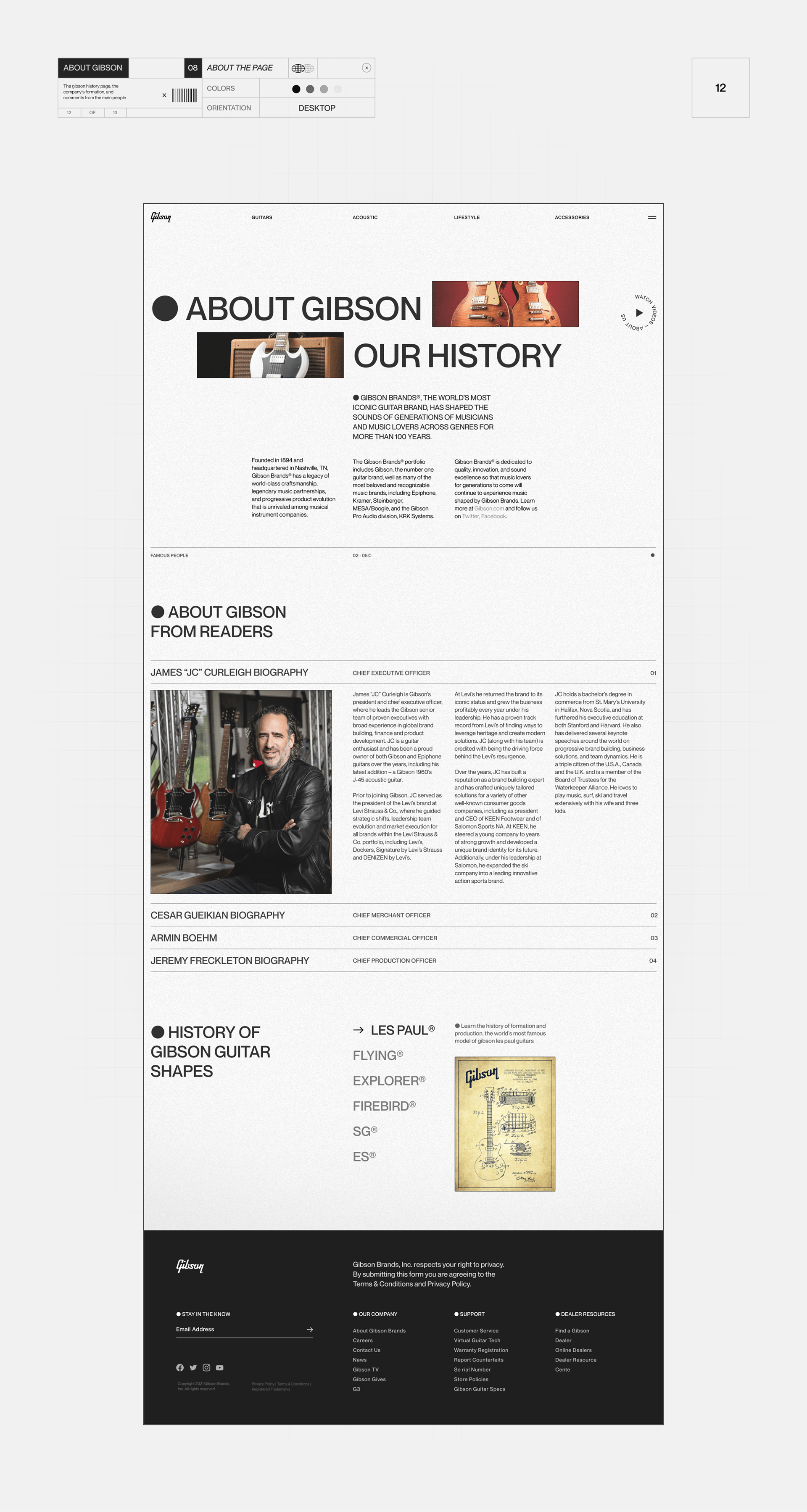 Gibson — ux/ui concept — Изображение №16 — Интерфейсы, Графика на Dprofile