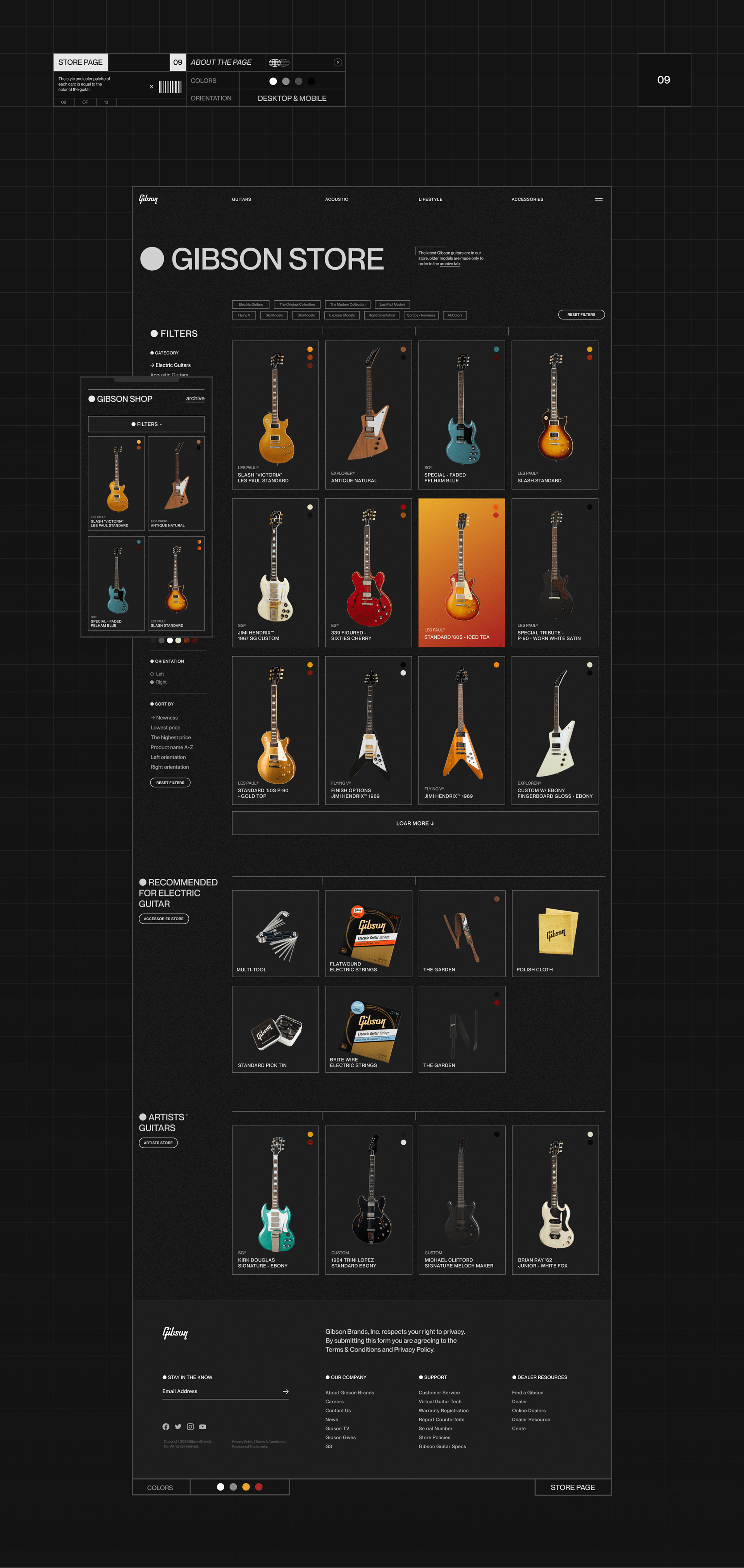 Gibson — ux/ui concept — Изображение №11 — Интерфейсы, Графика на Dprofile