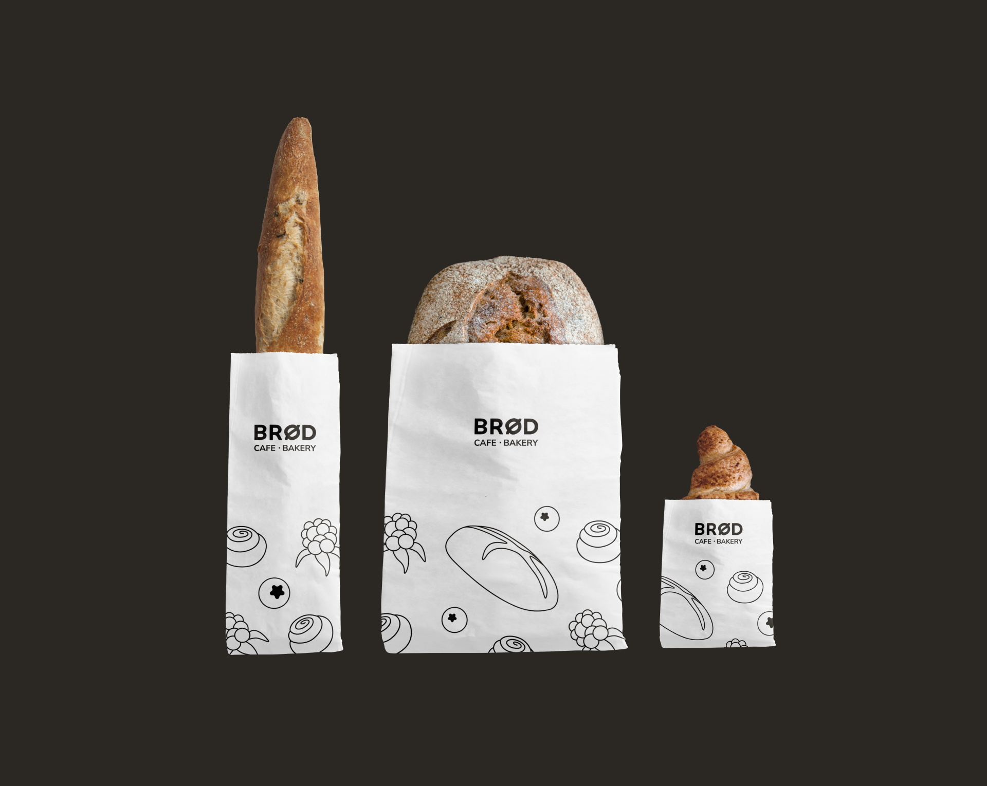 Фирменный стиль / кафе-пекарня BROD — Изображение №19 — Брендинг на Dprofile