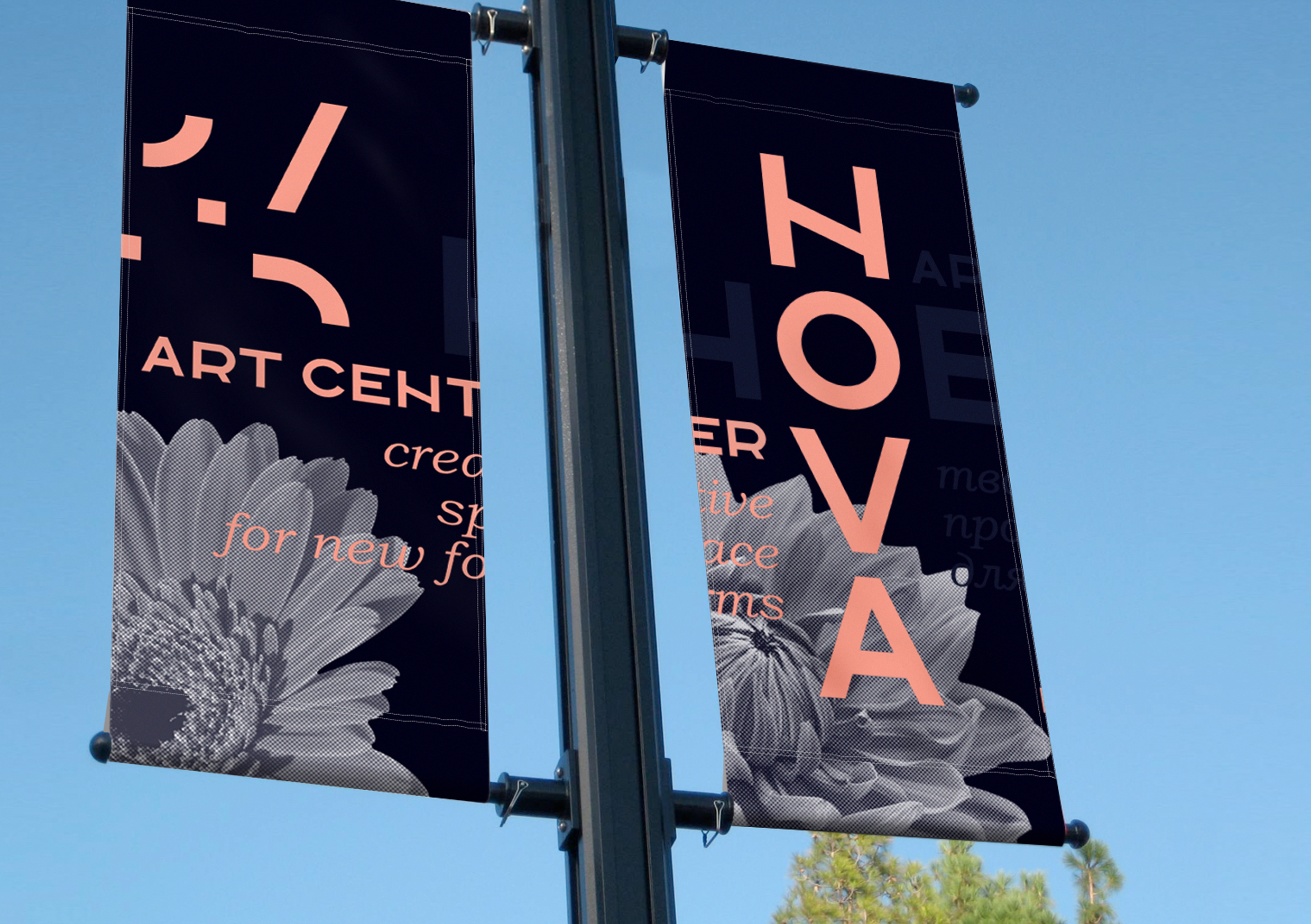 НОВА. Визуальная идентификация для арт-центра НОВА. — Изображение №5 — Брендинг, Графика на Dprofile