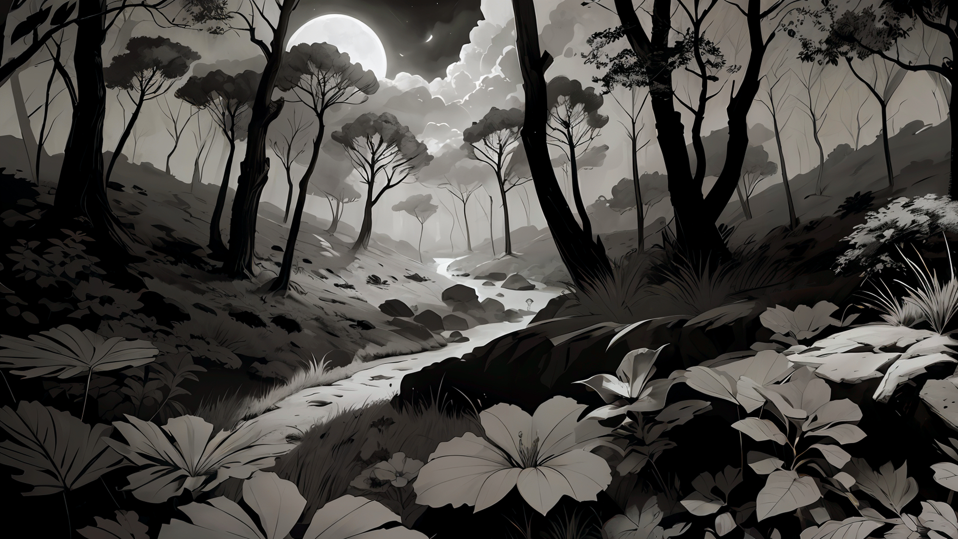 ANIMATION:DARK FOREST:Обои на экран — Изображение №14 — Иллюстрация, Графика на Dprofile
