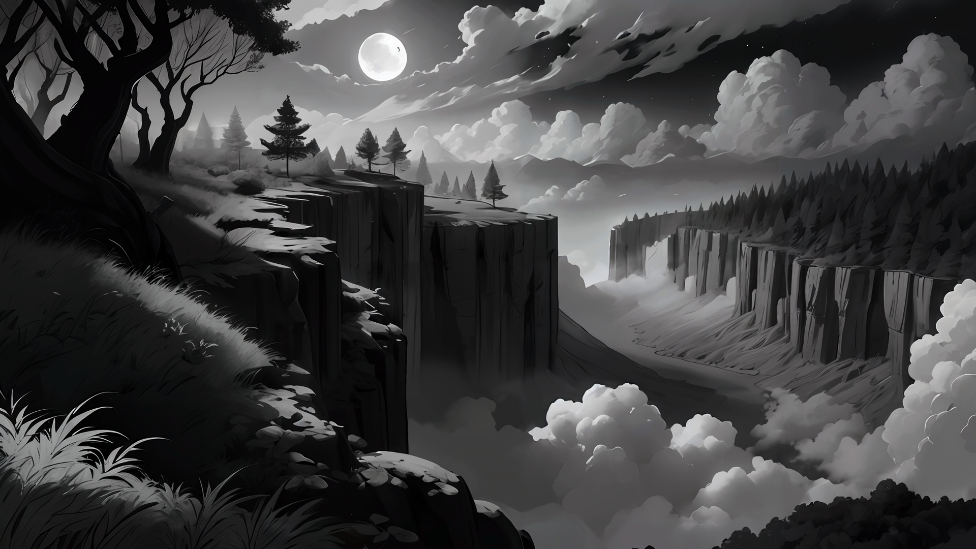 ANIMATION:DARK FOREST:Обои на экран — Изображение №10 — Иллюстрация, Графика на Dprofile