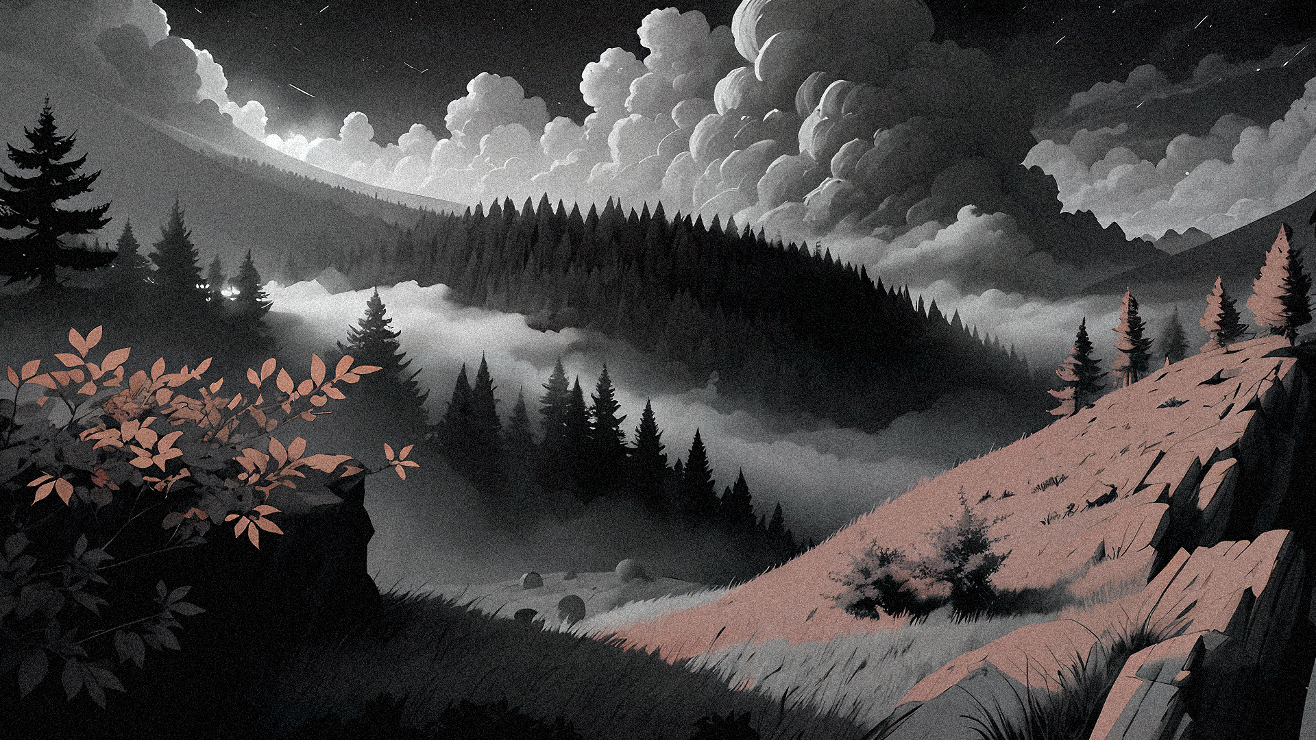 ANIMATION:DARK FOREST:Обои на экран — Изображение №4 — Иллюстрация, Графика на Dprofile