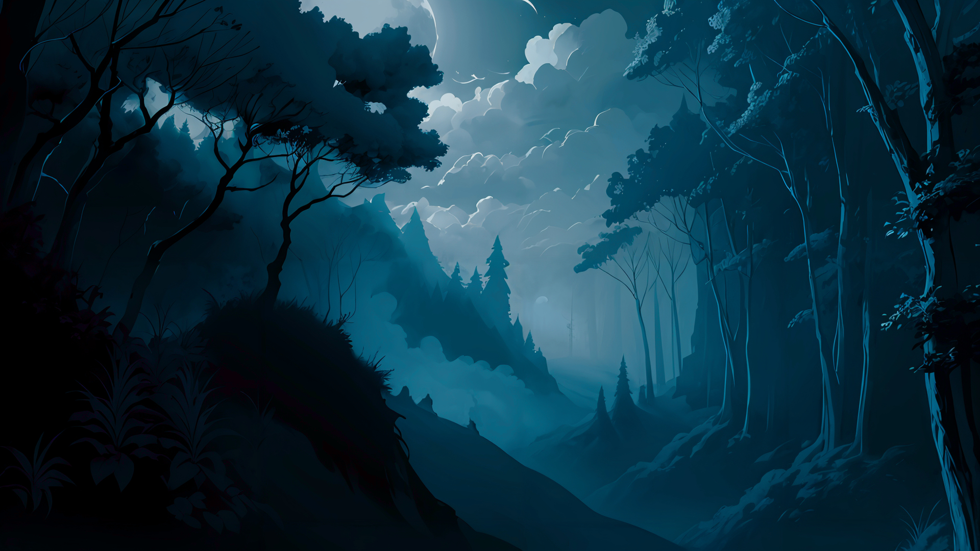ANIMATION:DARK FOREST:Обои на экран — Изображение №17 — Иллюстрация, Графика на Dprofile