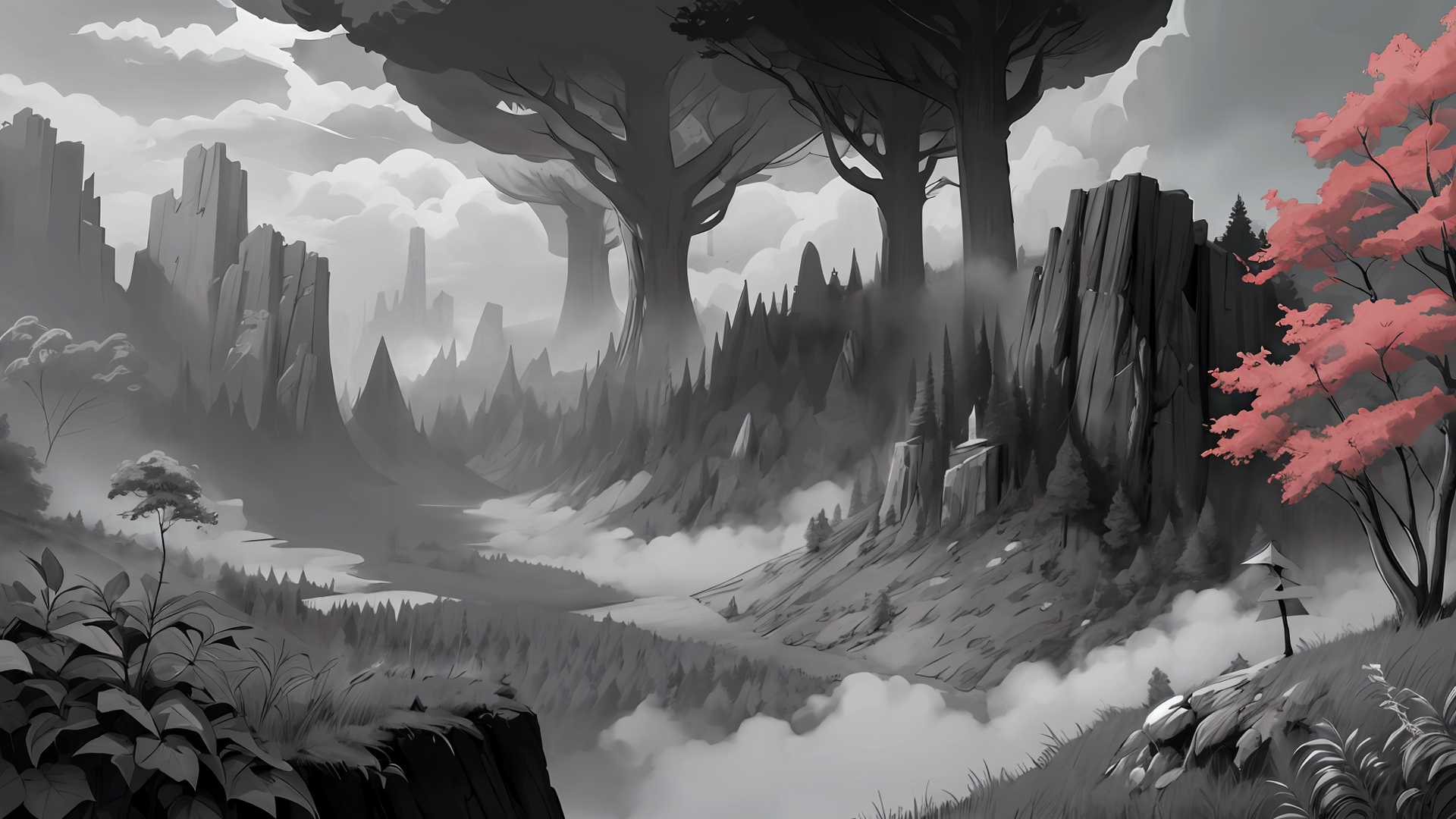 ANIMATION:DARK FOREST:Обои на экран — Изображение №12 — Иллюстрация, Графика на Dprofile