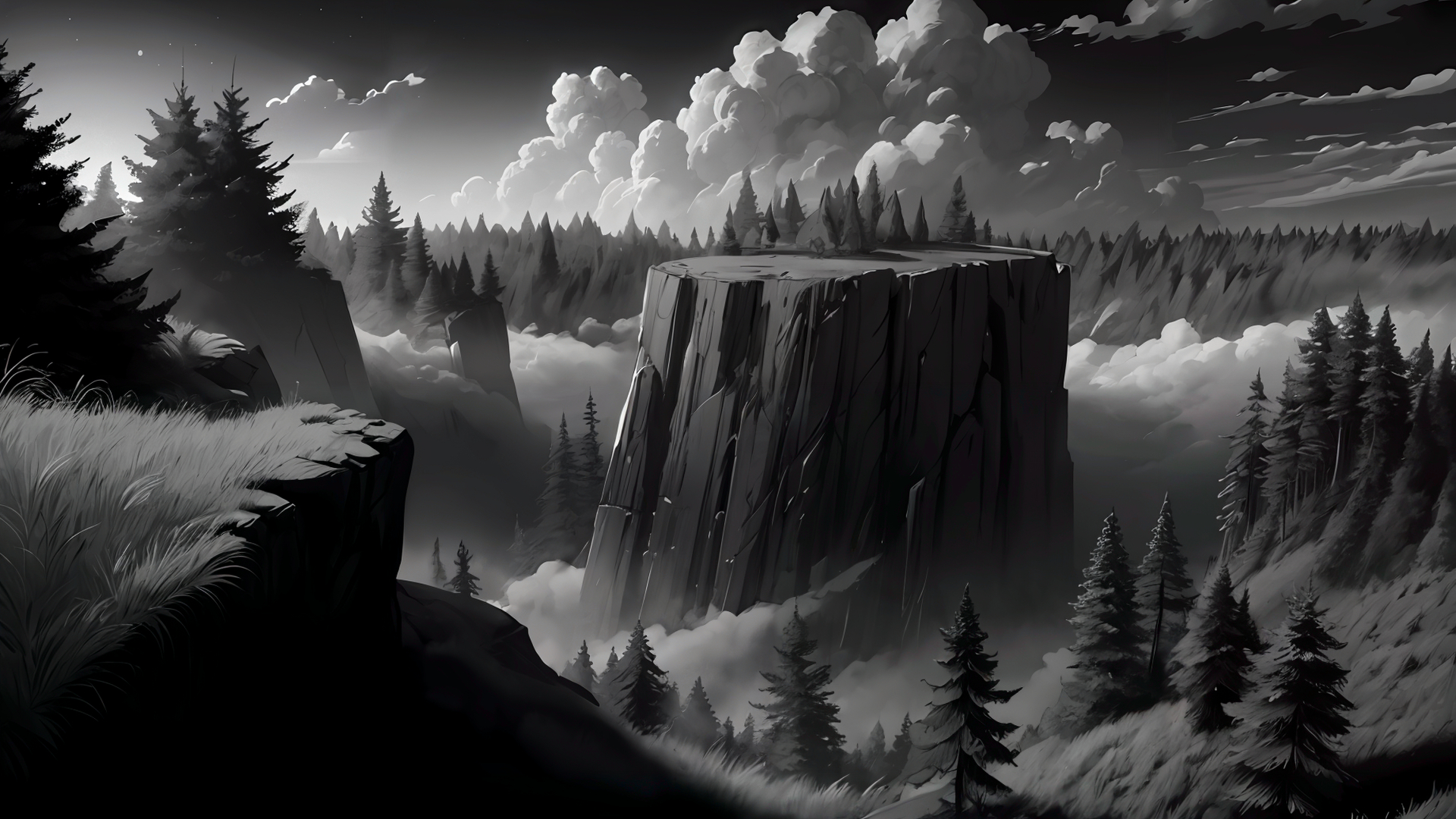 ANIMATION:DARK FOREST:Обои на экран — Изображение №15 — Иллюстрация, Графика на Dprofile