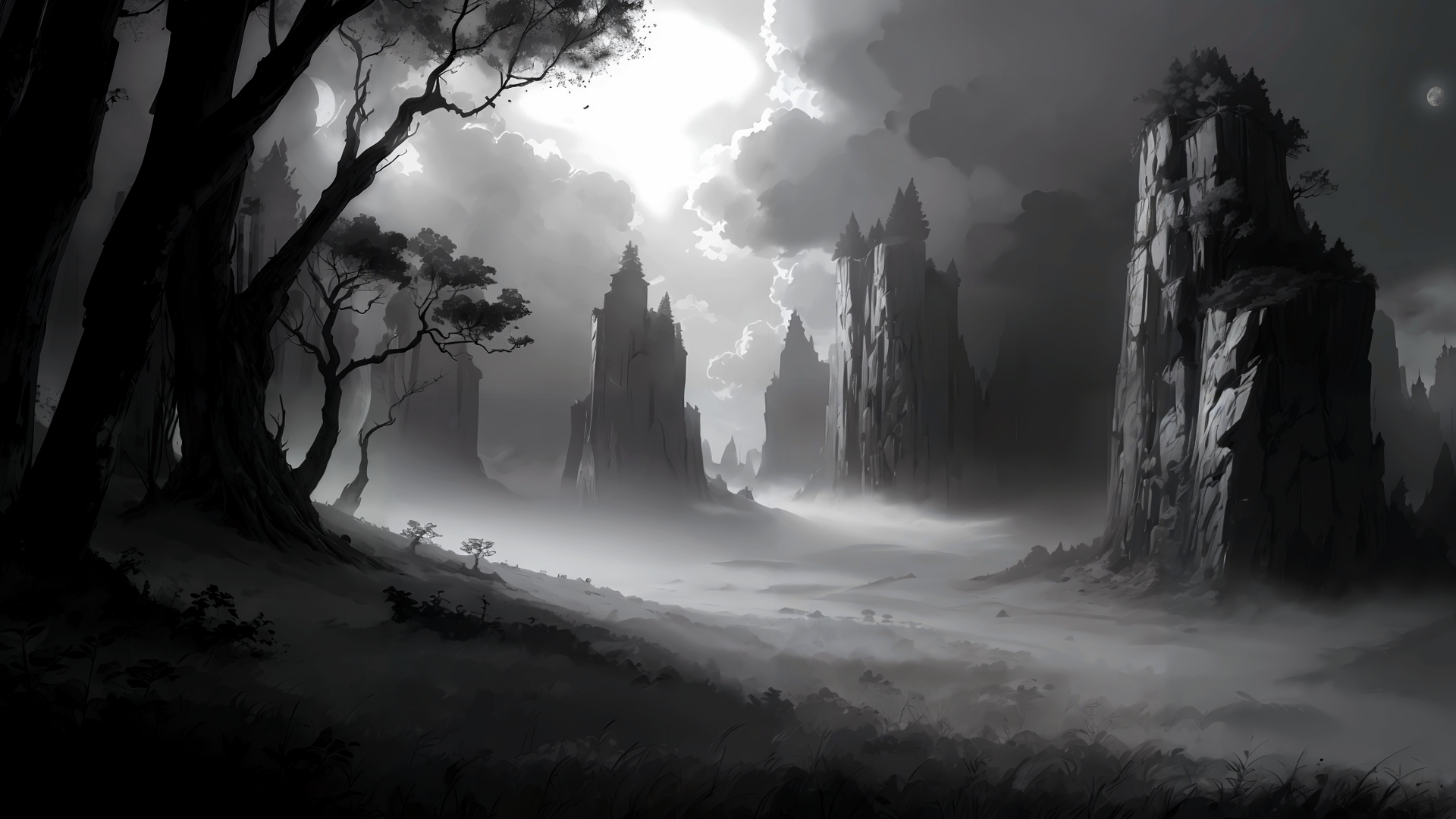 ANIMATION:DARK FOREST:Обои на экран — Изображение №19 — Иллюстрация, Графика на Dprofile