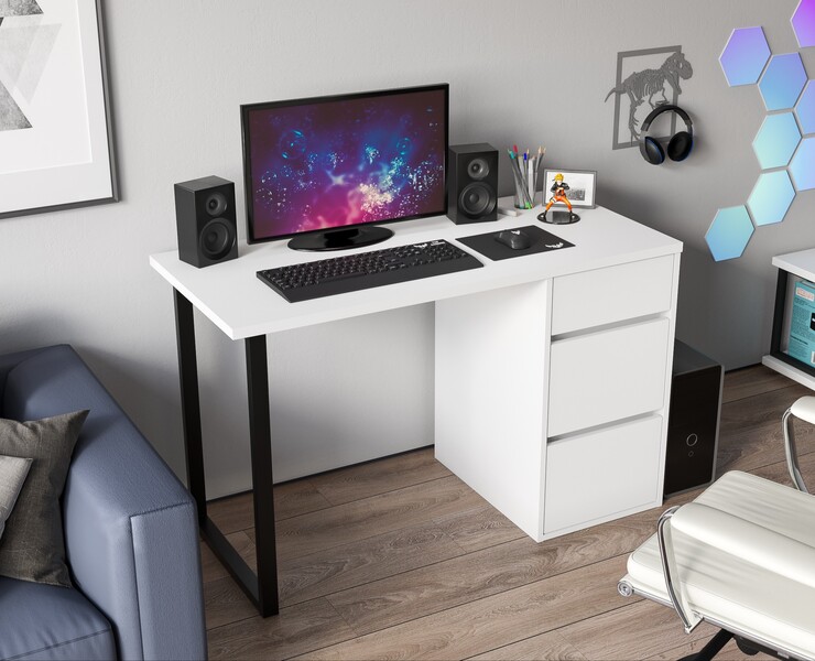 Интерьерная визуализация компьютерного стола — 3D на Dprofile