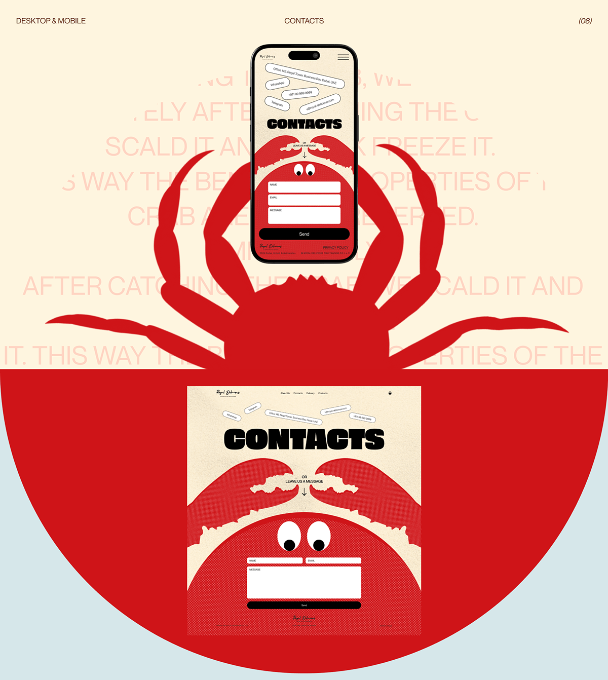 King Crab — Redesign Concept — Изображение №11 — Интерфейсы на Dprofile