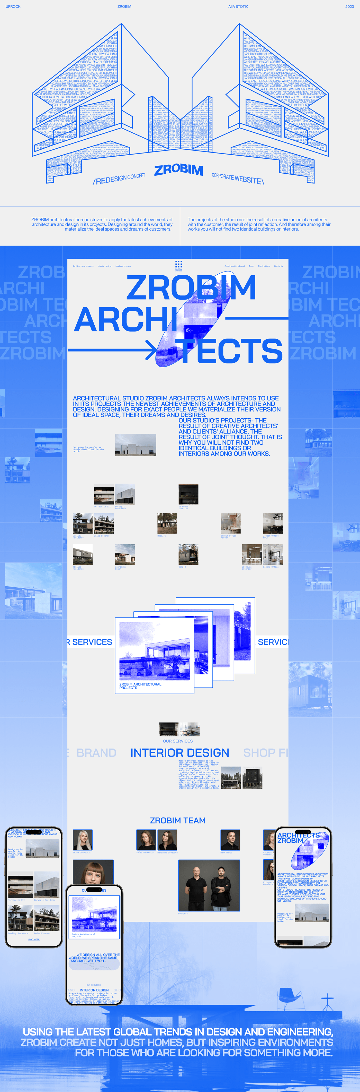 ZROBIM Website Redesign | Corporate website — Изображение №1 — Интерфейсы, Маркетинг на Dprofile