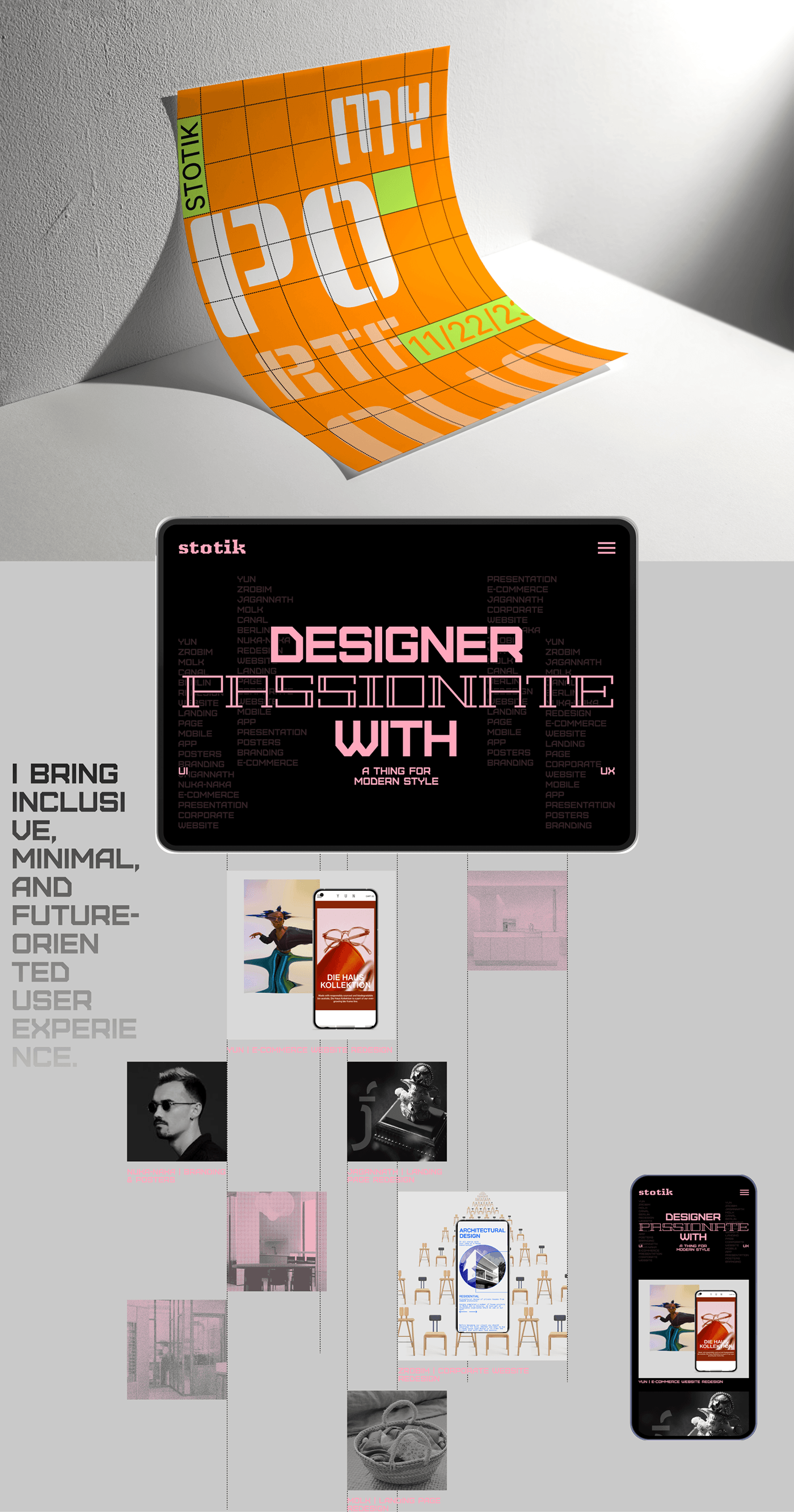 Personal Portfolio Website Design | Designer Portfolio — Изображение №3 — Интерфейсы, Маркетинг на Dprofile