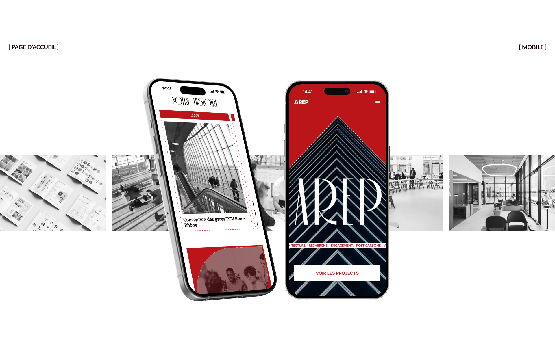 AREP — UX/UI-дизайн и айдентика для архитектурного бюро — Изображение №4 — Интерфейсы, Брендинг на Dprofile