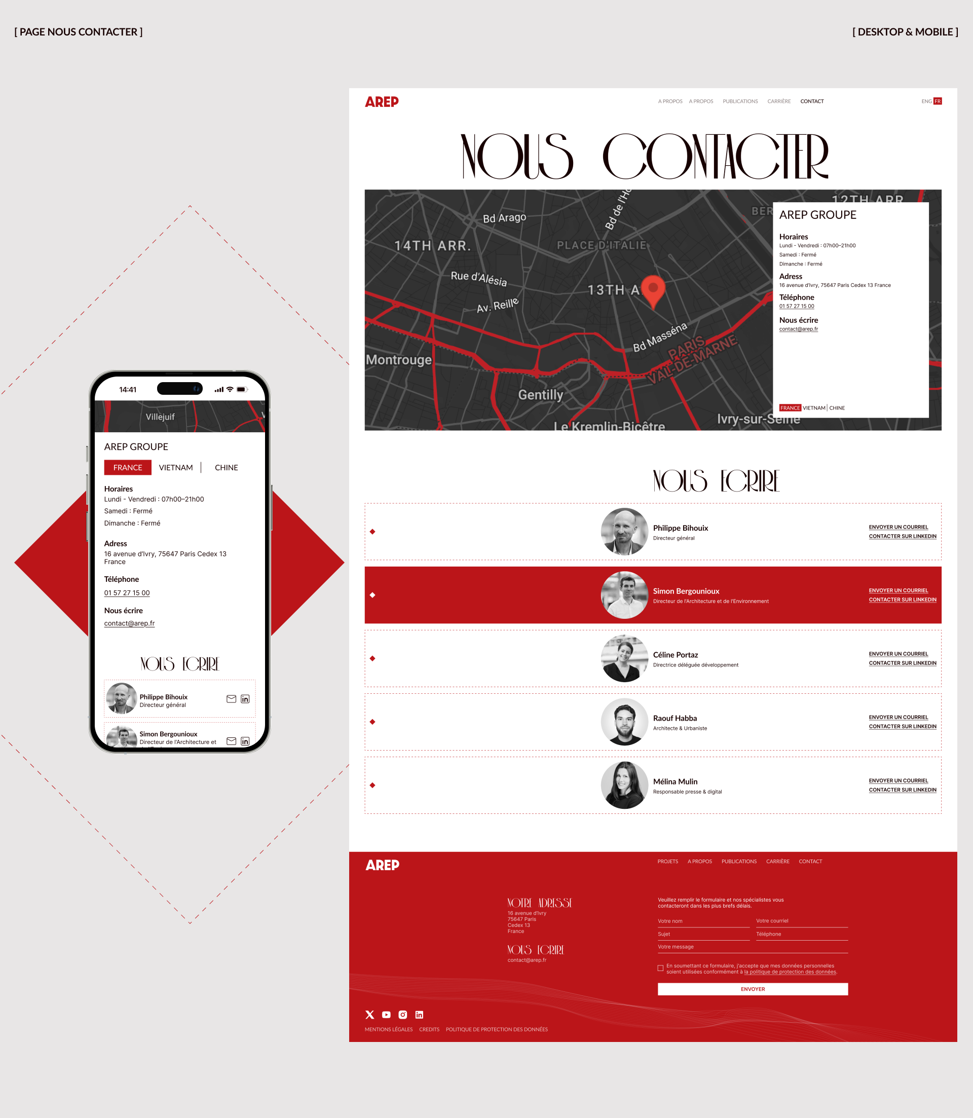 AREP — UX/UI-дизайн и айдентика для архитектурного бюро — Изображение №12 — Интерфейсы, Брендинг на Dprofile