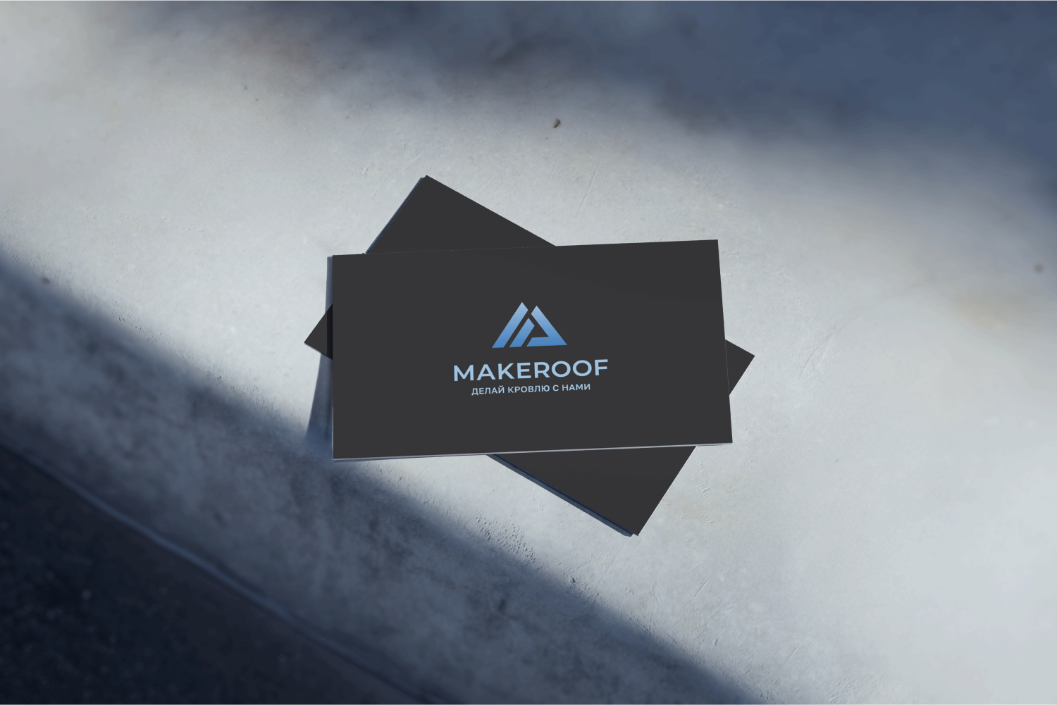 MakeRoof · логотип / печатные носители — Изображение №1 — Брендинг, Графика на Dprofile