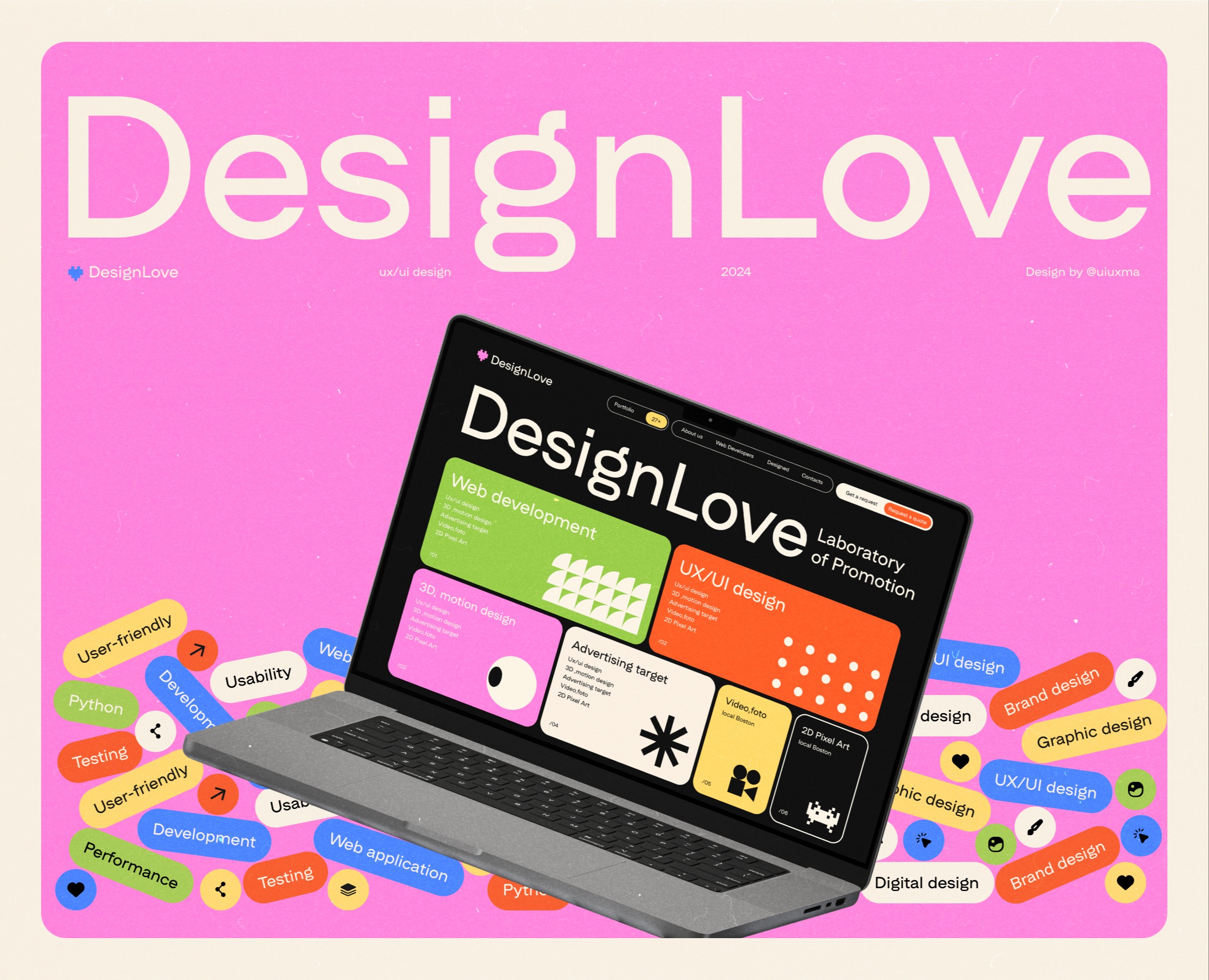 DesignLove — Интерфейсы, Анимация на Dprofile