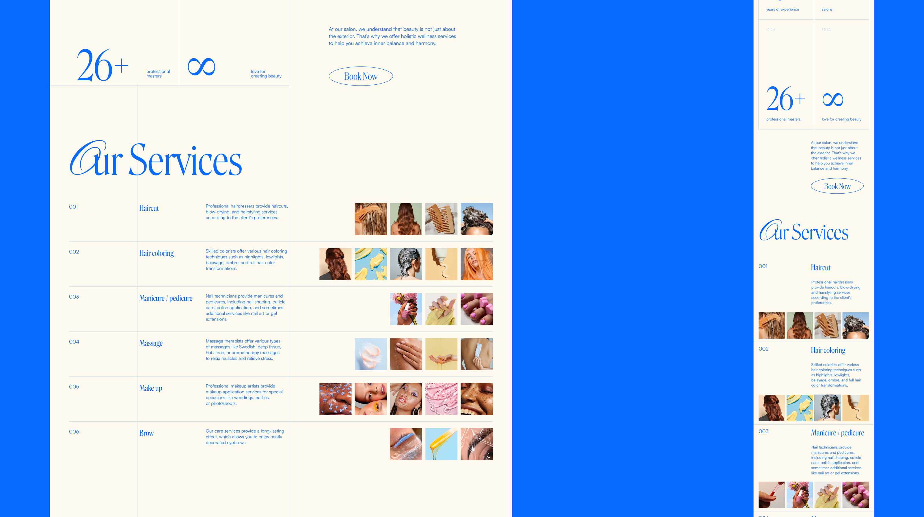Website for the Radiant beauty salon — Изображение №15 — Интерфейсы, Брендинг на Dprofile