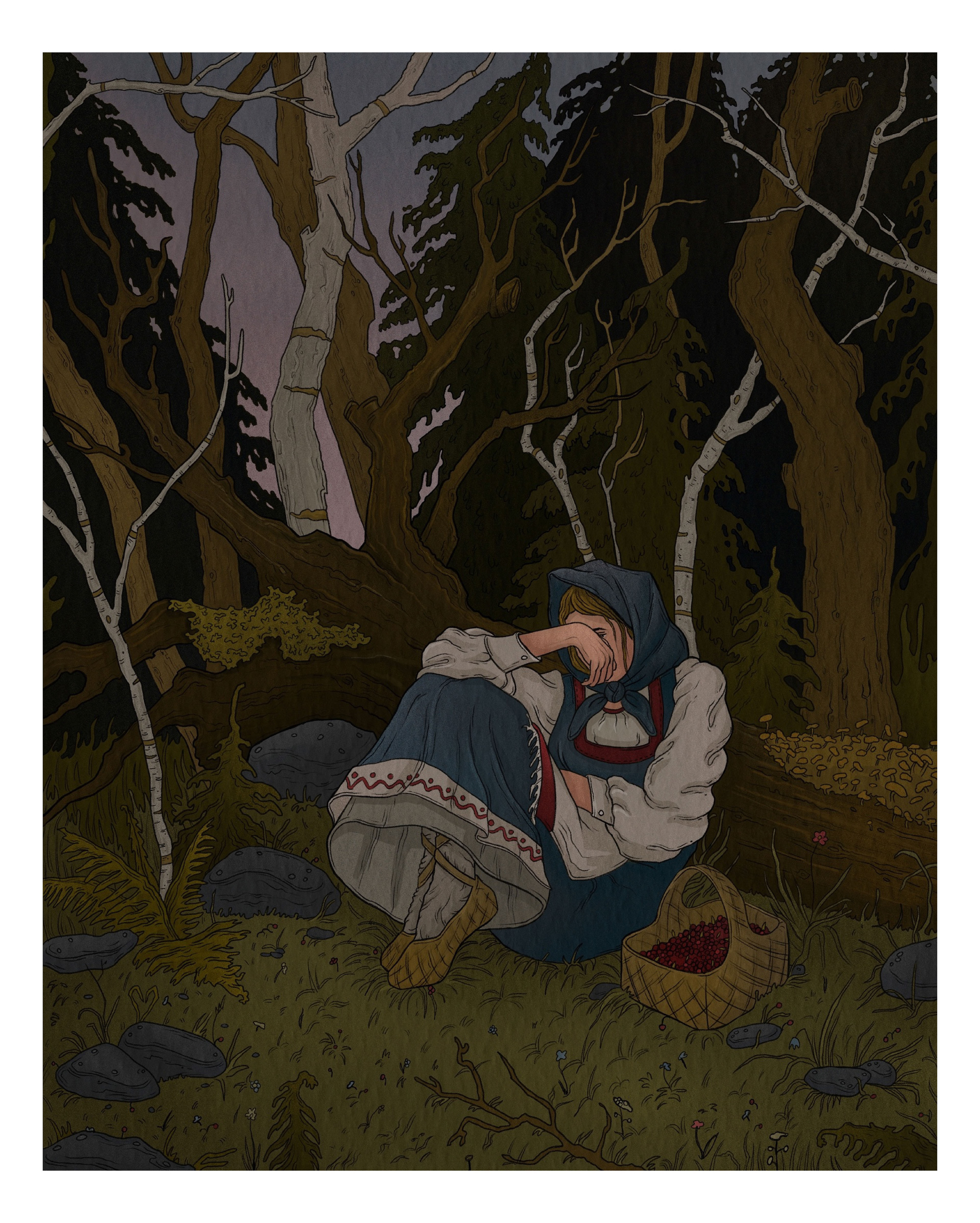 Почтовые открытки FOLKTALE COLLECTION — Изображение №15 — Иллюстрация, Графика на Dprofile