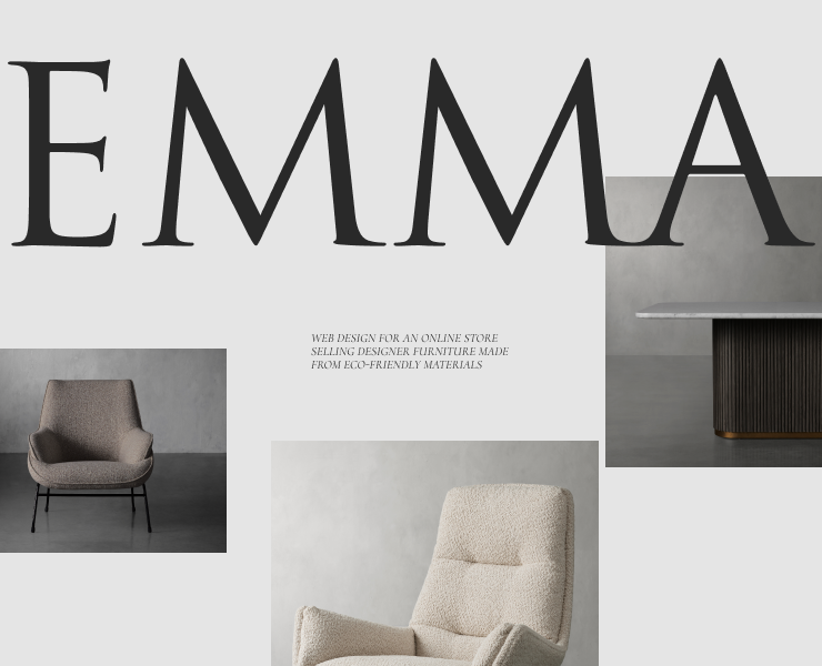 furniture store - EMMA — Интерфейсы, Брендинг на Dprofile