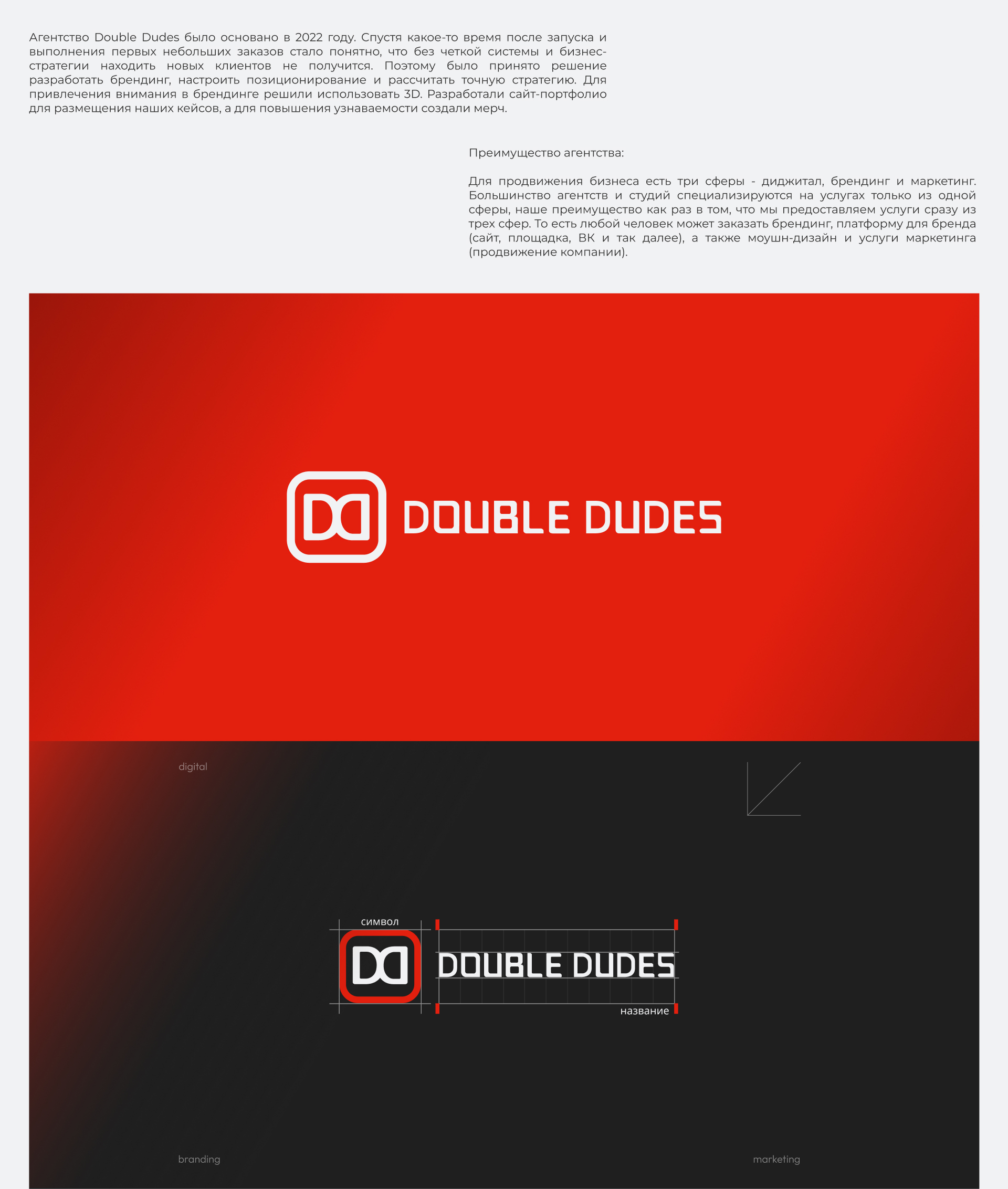 Double Dudes | Брендинг — Изображение №2 — Брендинг, Графика на Dprofile