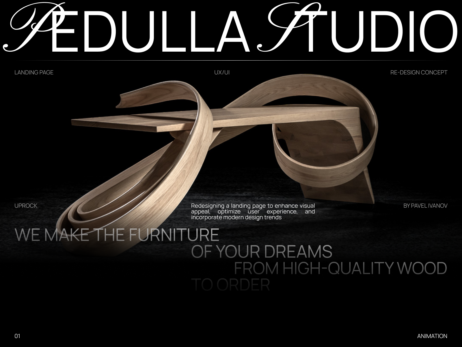 PEDULLA STUDIO / ЛЕНДИНГ — Изображение №1 — Интерфейсы, Анимация на Dprofile