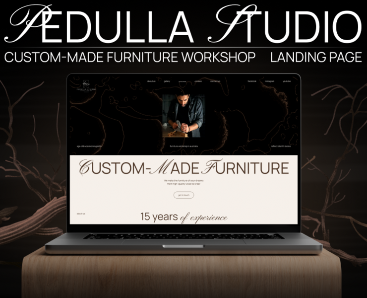 PEDULLA STUDIO / ЛЕНДИНГ — Интерфейсы, Анимация на Dprofile