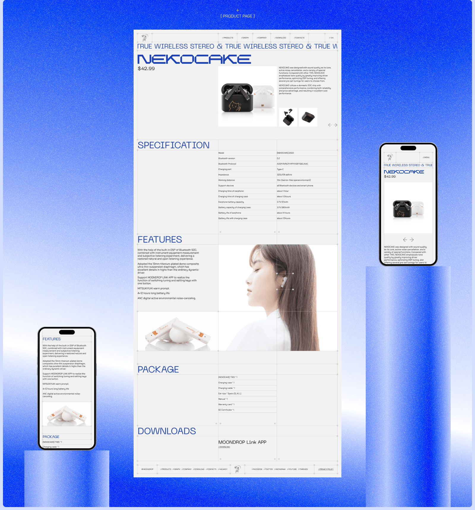 MOONDROP / КОРПОРАТИВНЫЙ САЙТ — Изображение №8 — Интерфейсы, Анимация на Dprofile