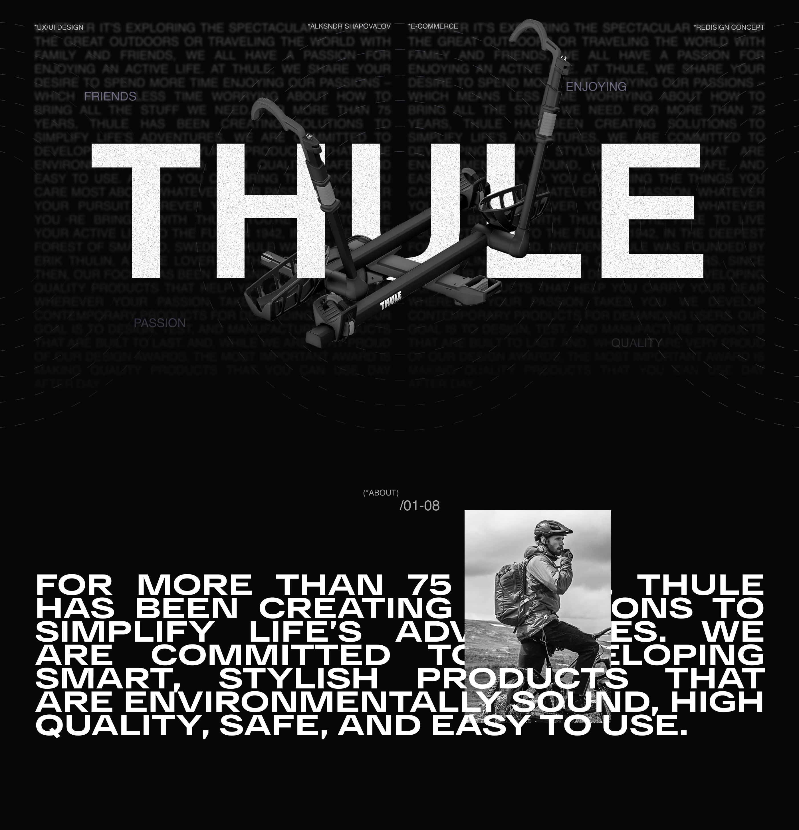 THULE | E-commerce redesign — Изображение №1 — Интерфейсы, Графика на Dprofile