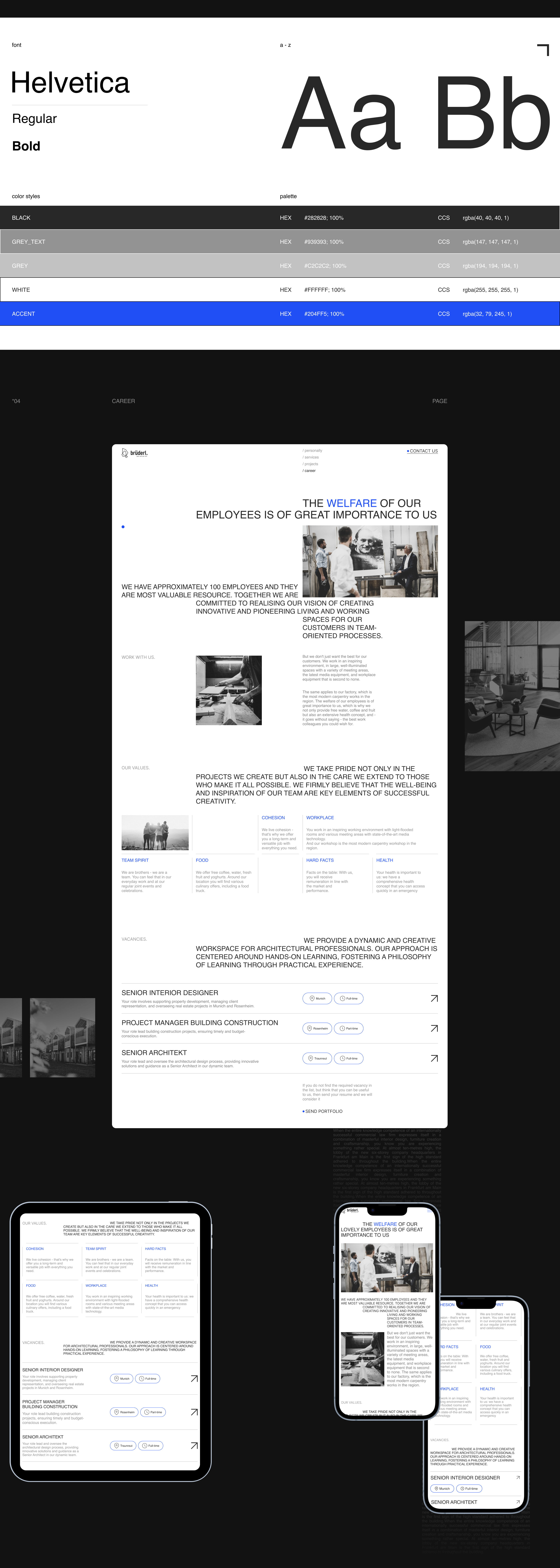 Brüderl | Corporate website redisign — Изображение №4 — Интерфейсы, Иллюстрация на Dprofile