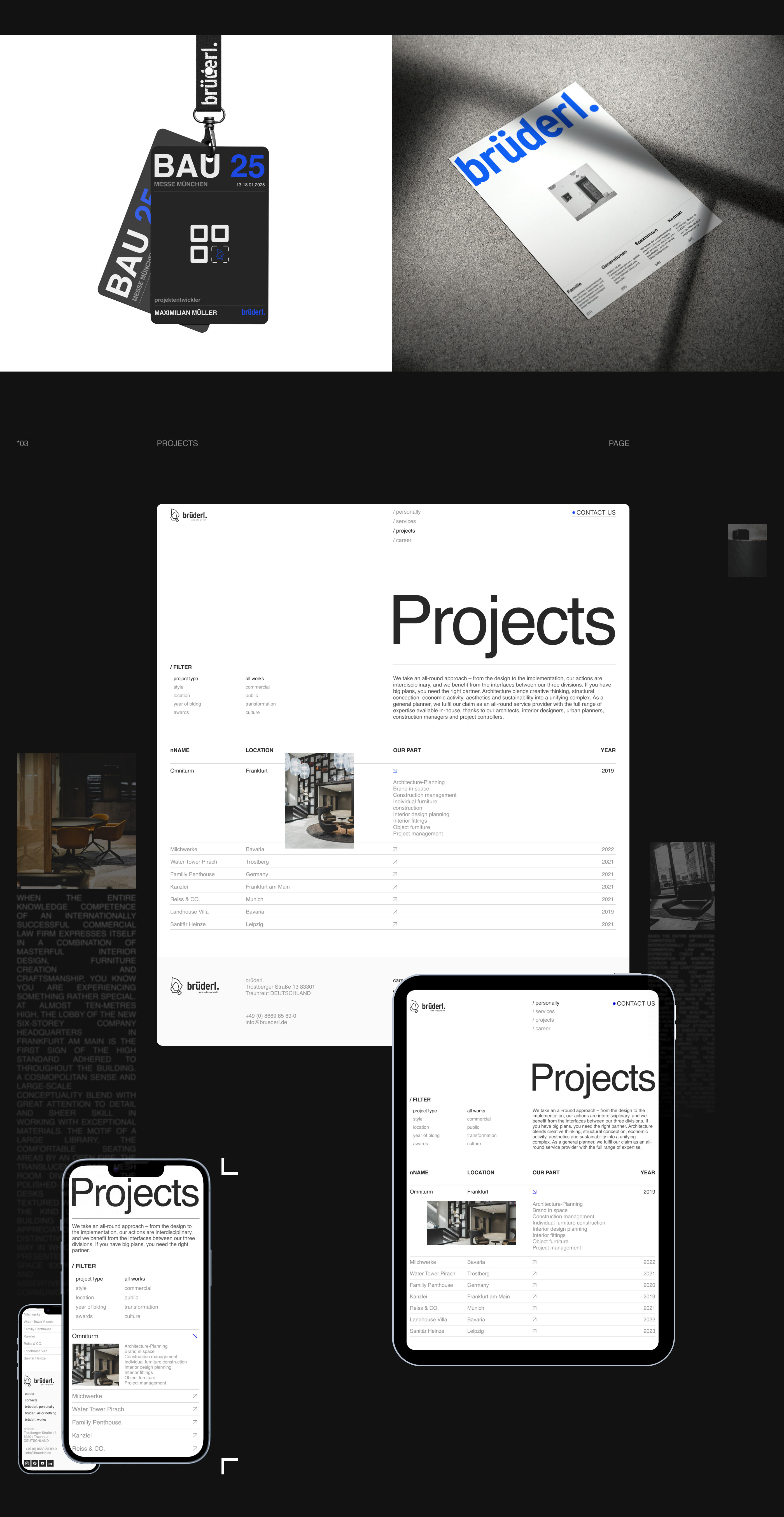 Brüderl | Corporate website redisign — Изображение №3 — Интерфейсы, Иллюстрация на Dprofile