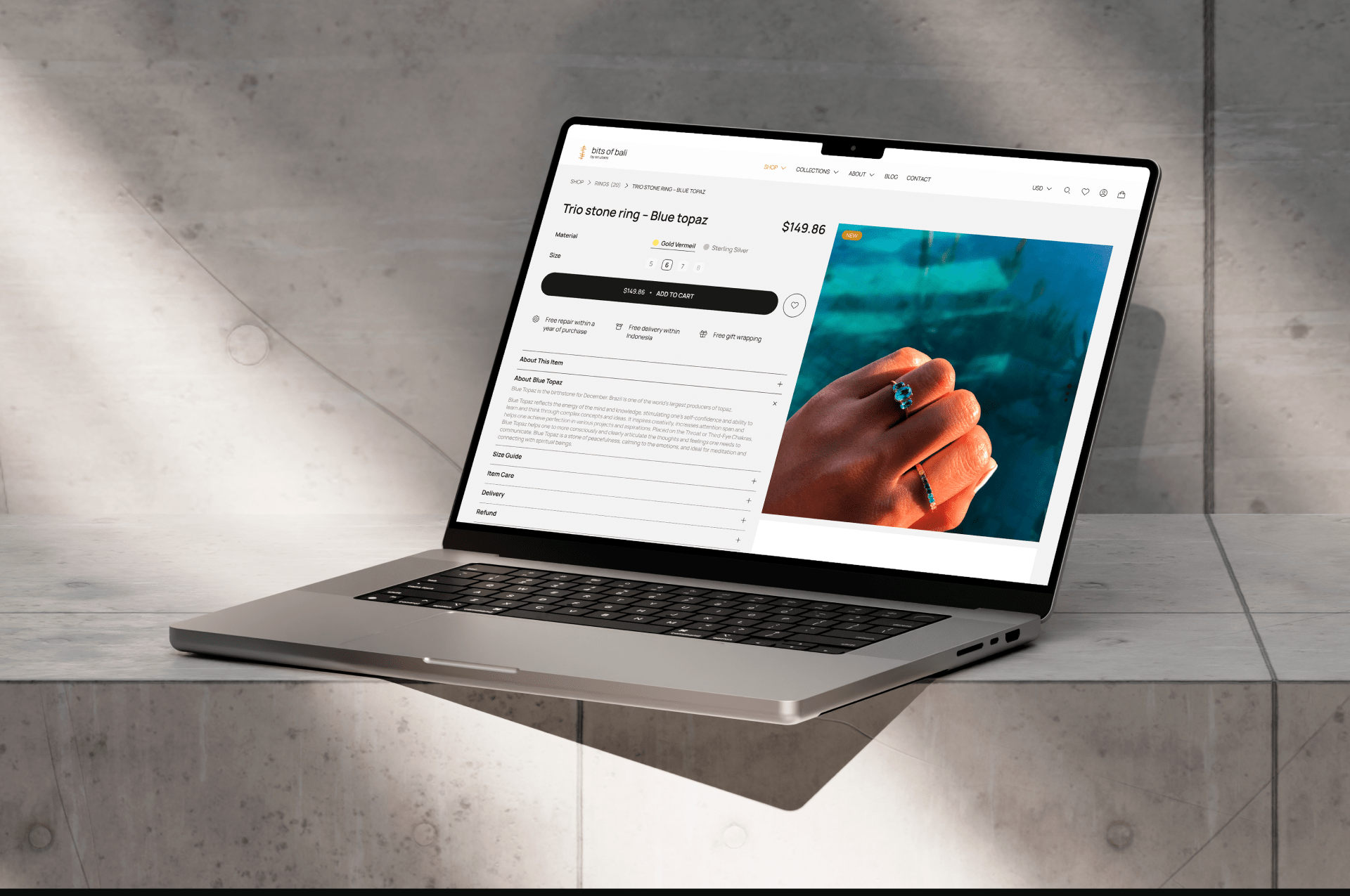 Bits of Bali | e-commerce website redesign — Изображение №8 — Интерфейсы, Брендинг на Dprofile