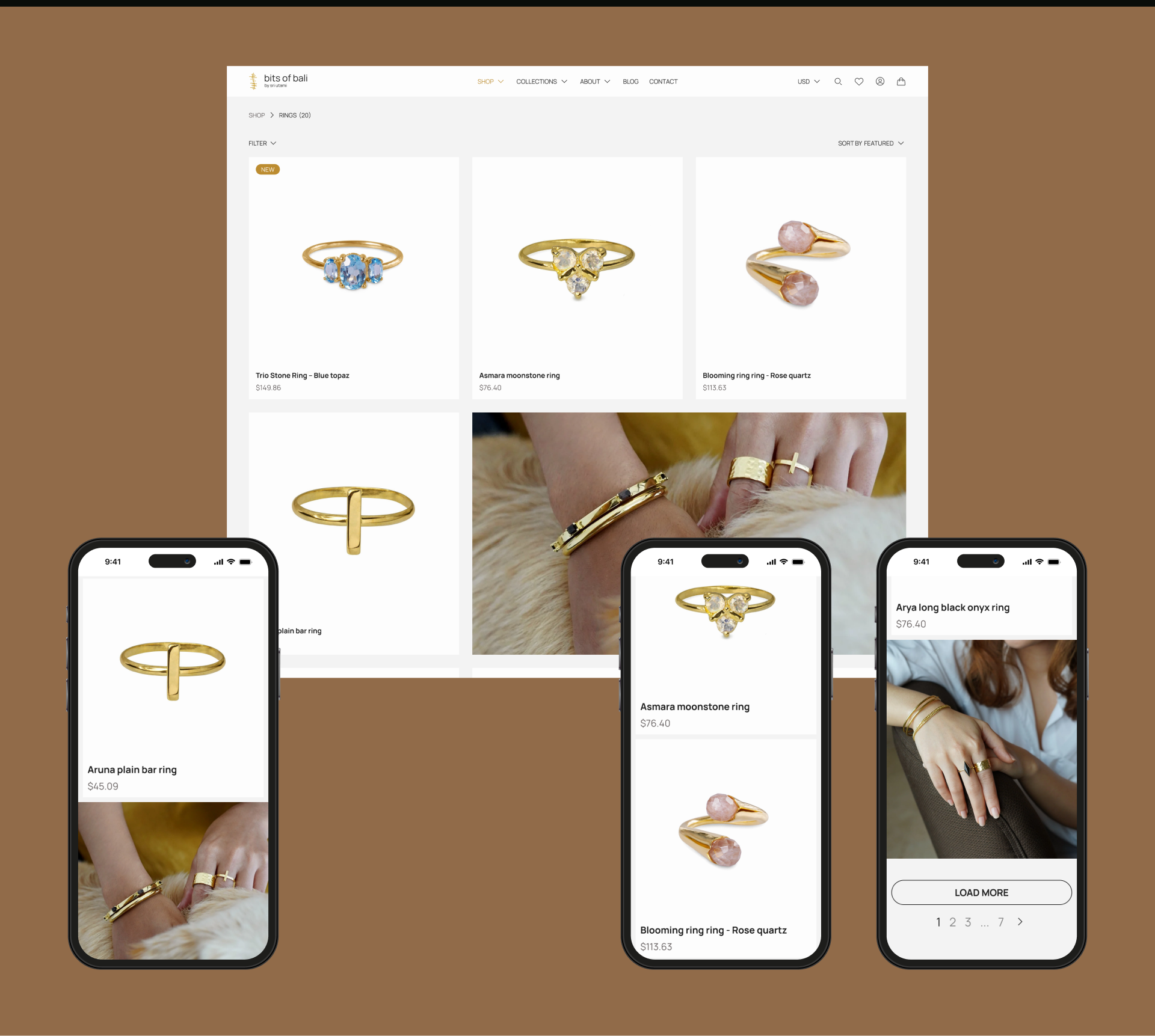 Bits of Bali | e-commerce website redesign — Изображение №6 — Интерфейсы, Брендинг на Dprofile