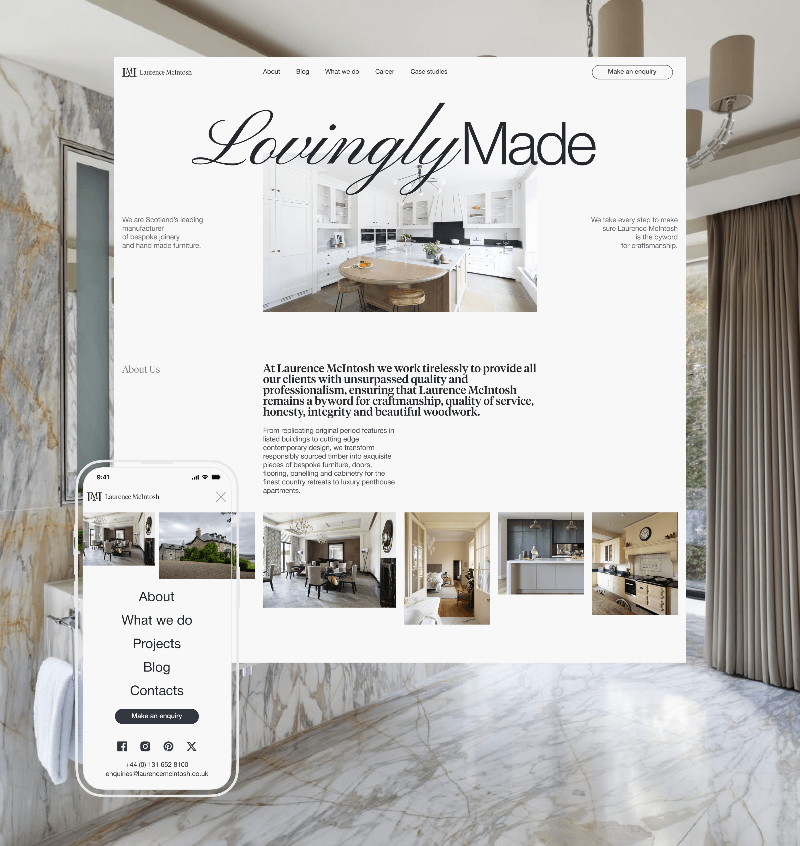 LaurenceMcIntosh | Landing page redesign — Изображение №4 — Интерфейсы на Dprofile