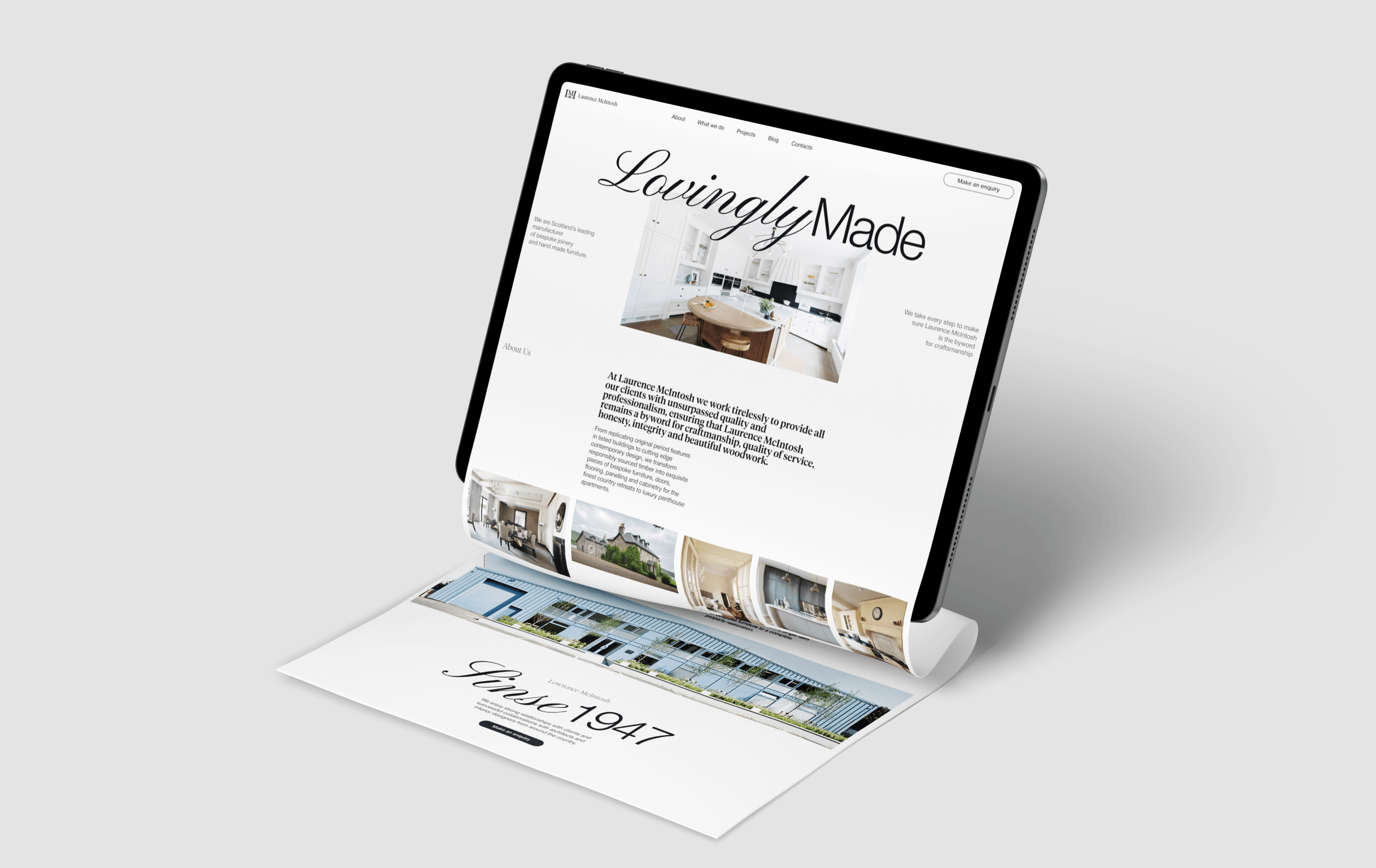 LaurenceMcIntosh | Landing page redesign — Изображение №1 — Интерфейсы на Dprofile