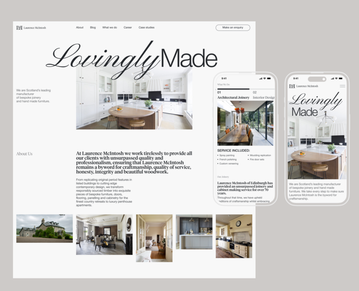 LaurenceMcIntosh | Landing page redesign на Dprofile