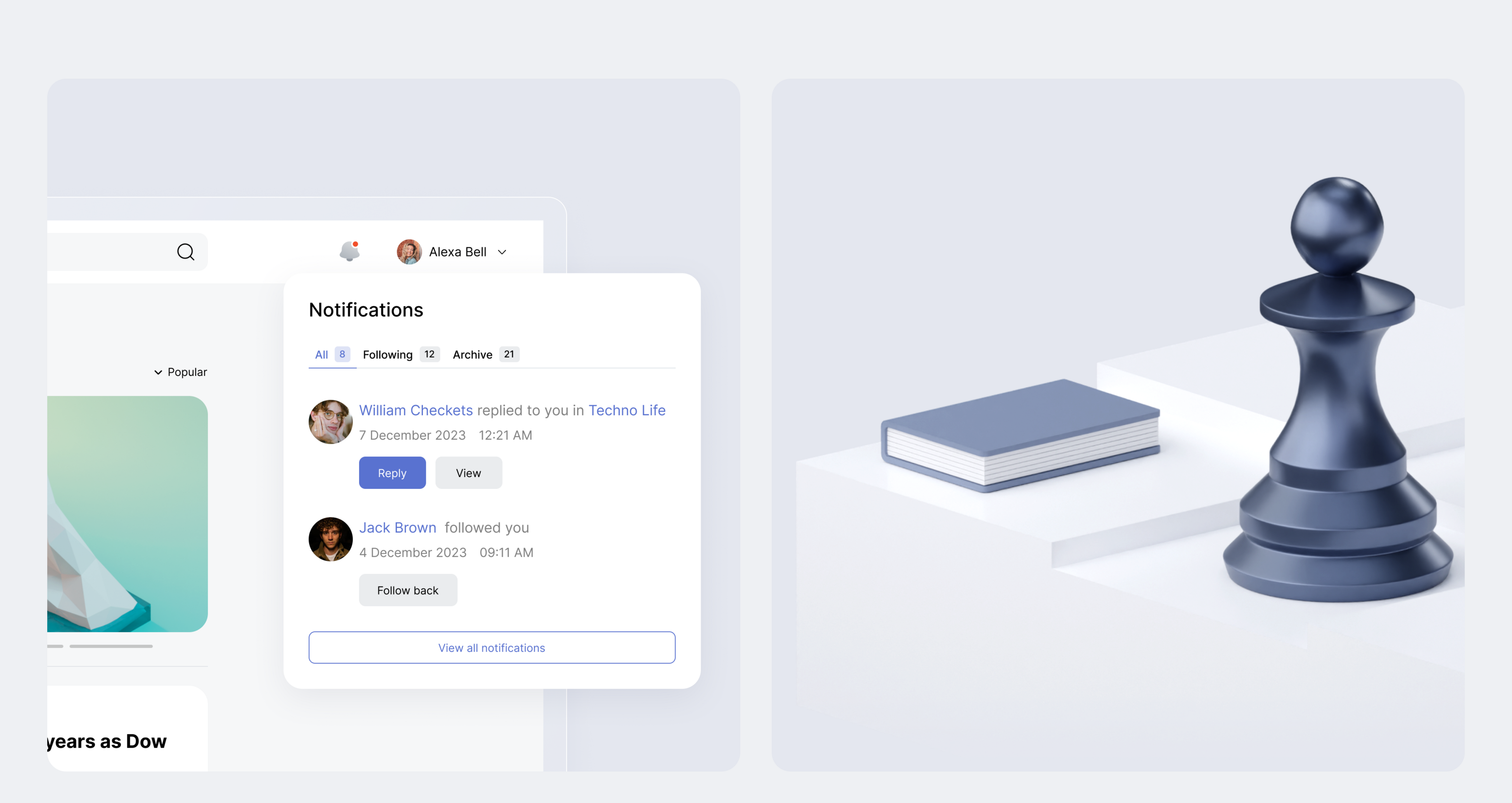 A-Media | UX/UI Design — Изображение №4 — Интерфейсы, 3D на Dprofile
