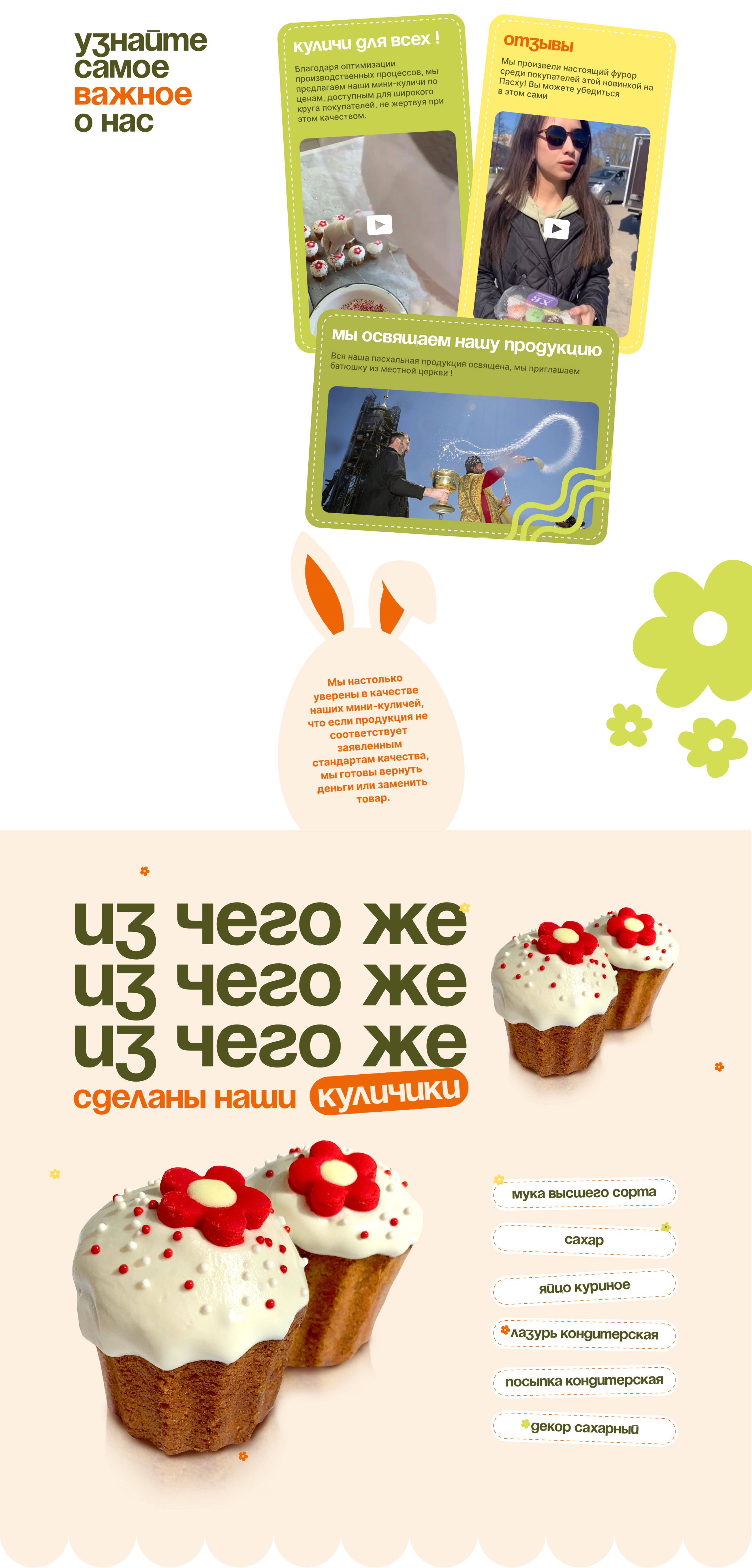 Дизайн сайта для пасхальной продукции — Изображение №8 — Интерфейсы на Dprofile