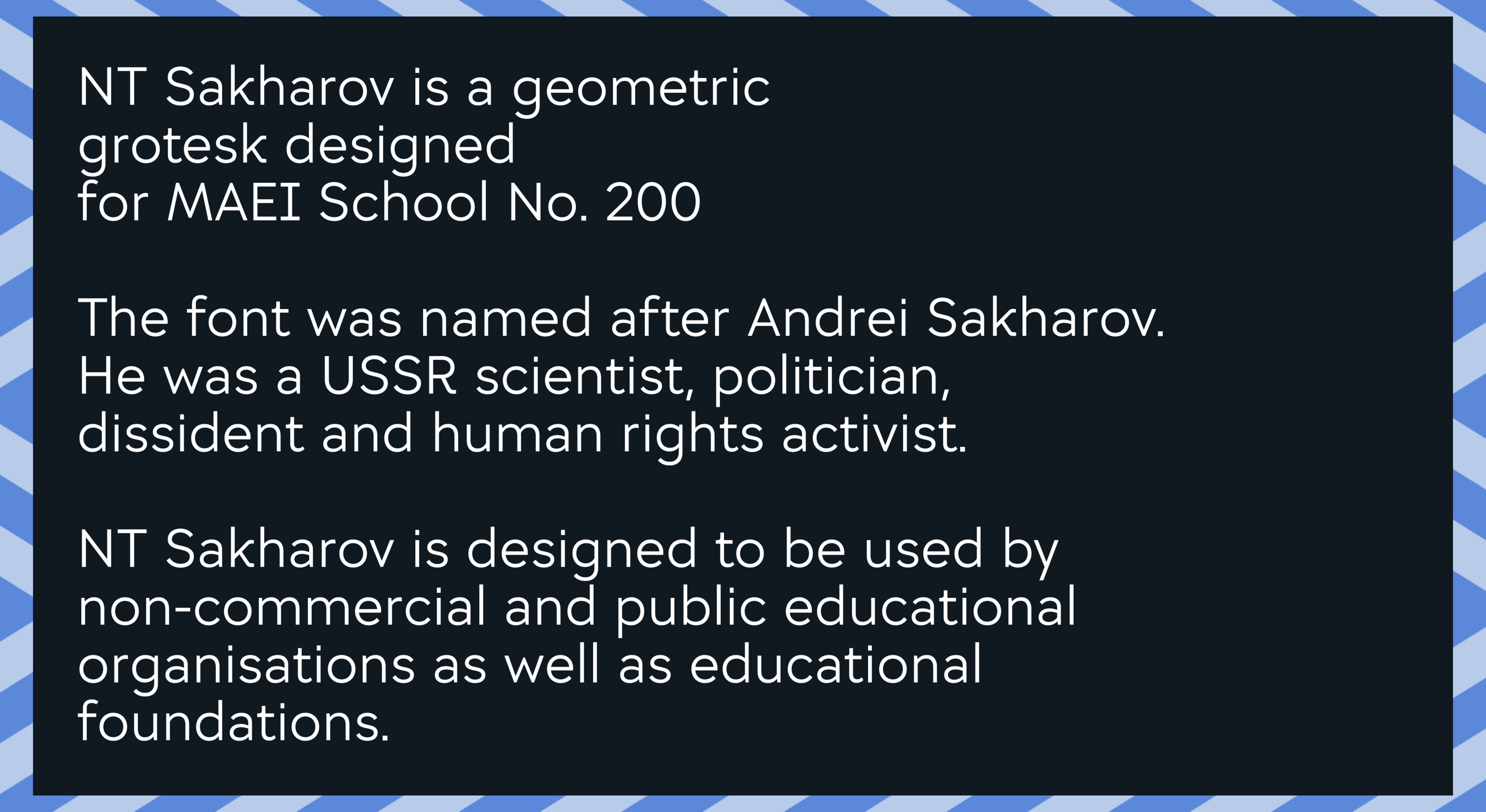 Шрифт NT Sakharov — Изображение №2 — Графика на Dprofile