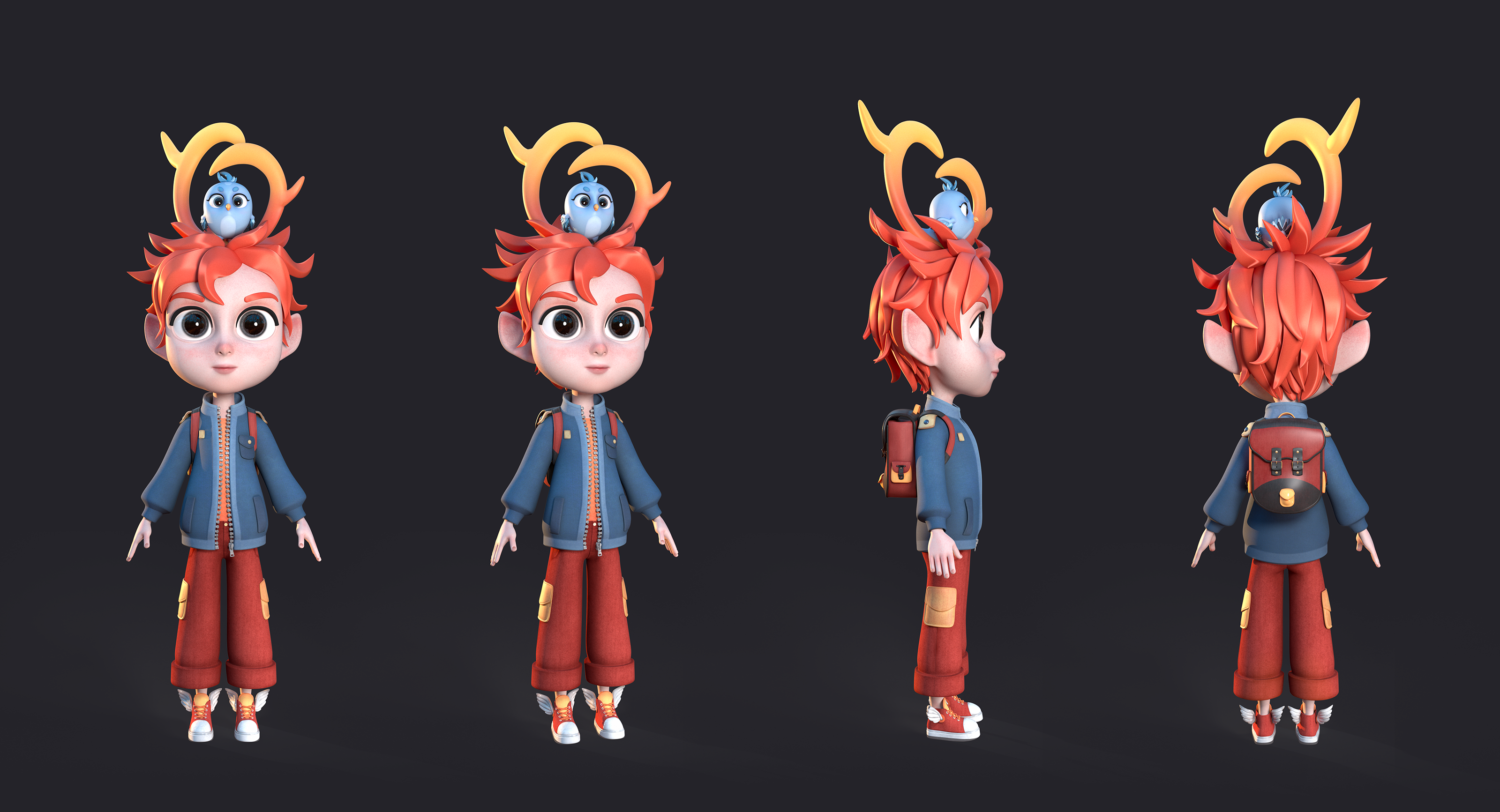 Rondy – The Little Explorer and the Bird Afelia — Изображение №2 — Иллюстрация, 3D на Dprofile